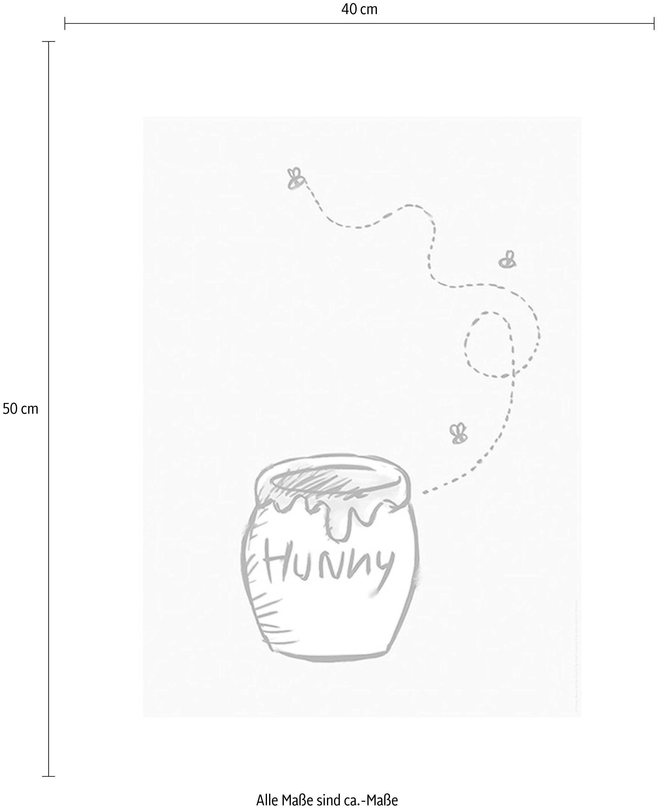 Komar Poster »Winnie Pooh Hunny versandkostenfrei Disney, Kinderzimmer, St.), auf (1 Pot«, Schlafzimmer, Wohnzimmer