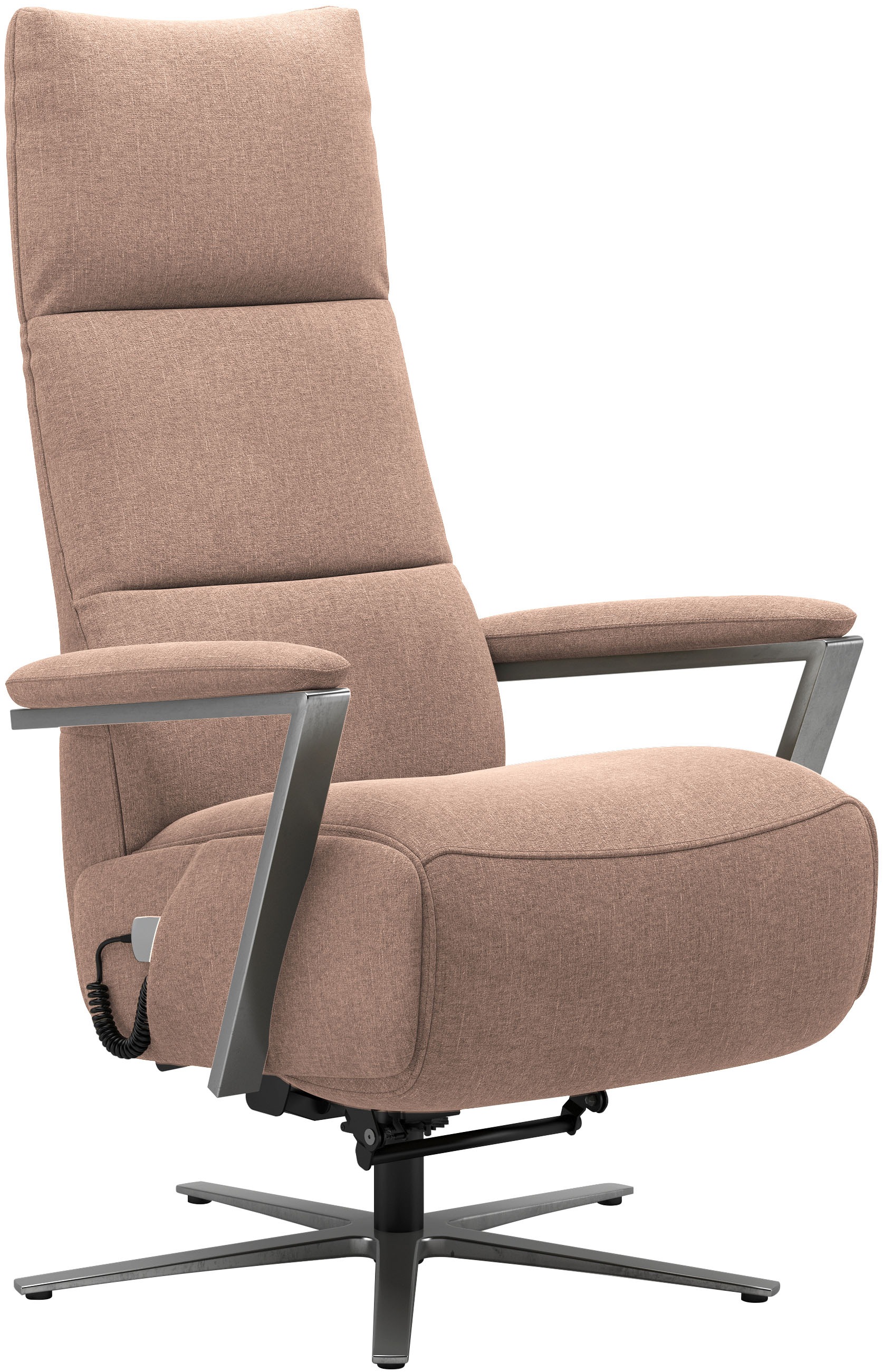 sit&more TV-Sessel "Vario Comfort, inkl. Kopfteilverstellung & 360 Drehfunktion" inkl. Herz-Waage-Funktion & 3 Motoren, Höhe der Armlehnen 64cm