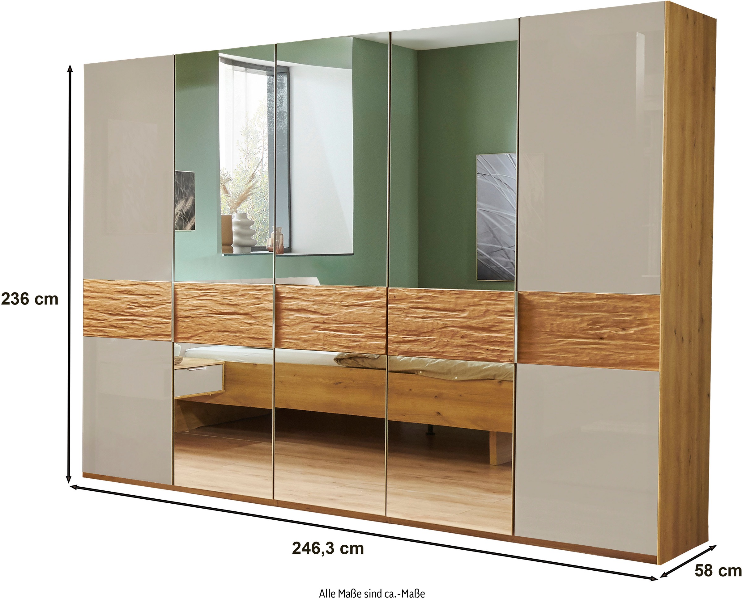 WIEMANN Kleiderschrank »Cordoba« inkl. Türendämpfung