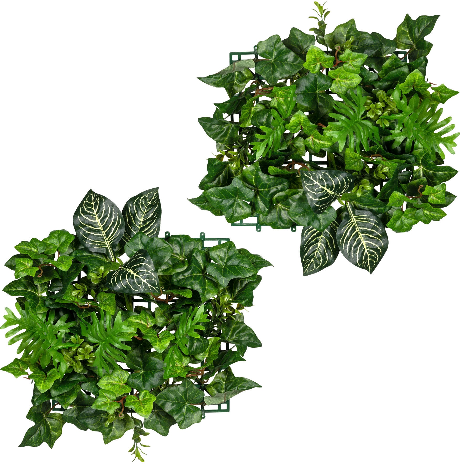 Set green jetzt 2er kaufen Philo-Efeumix«, Künstliche Creativ Zimmerpflanze »Blättermatte