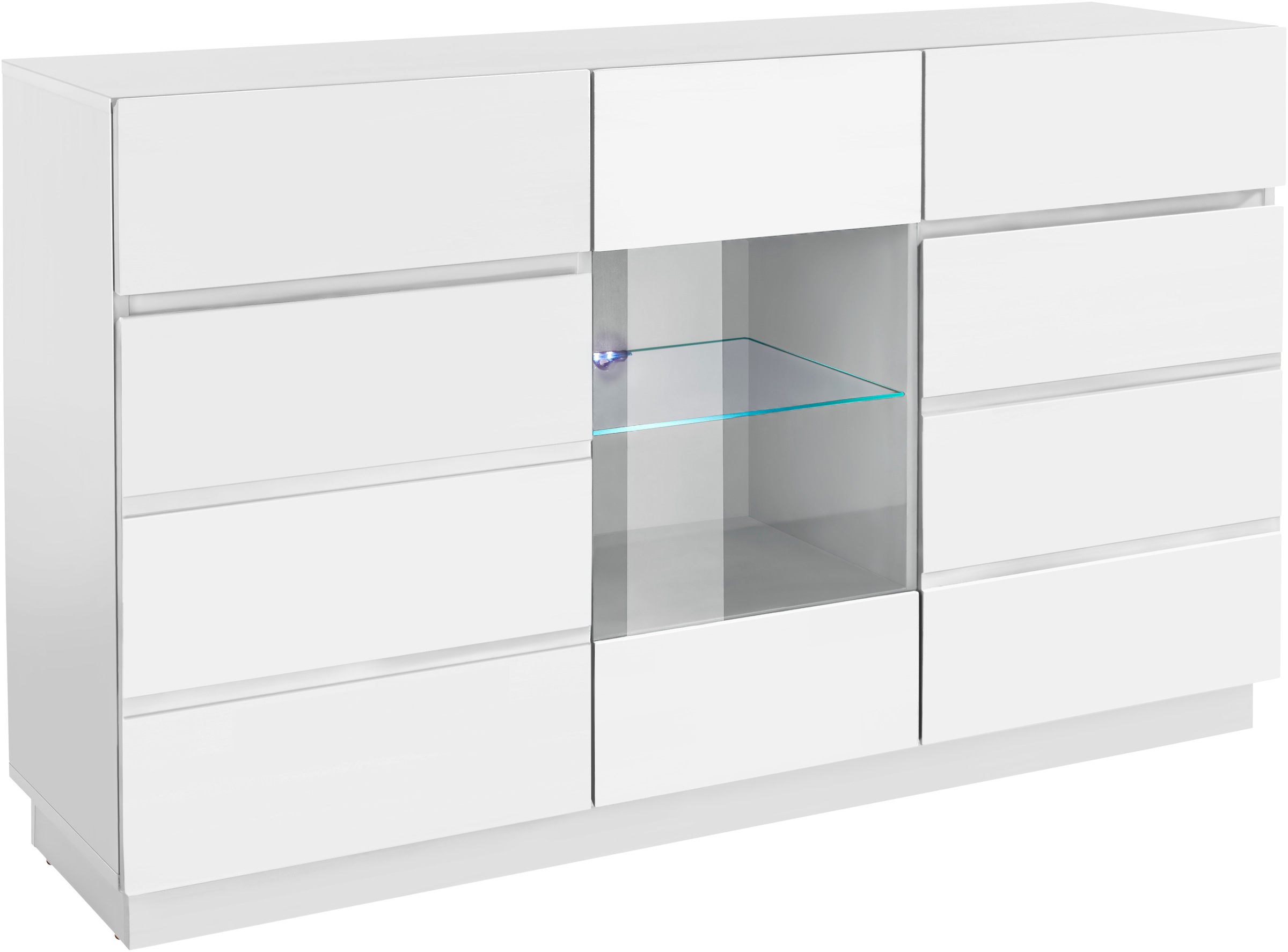 Home affaire Sideboard »Laima«, Kommode, Breite 140 cm, teilmassiv, FSC®-zertifiziert