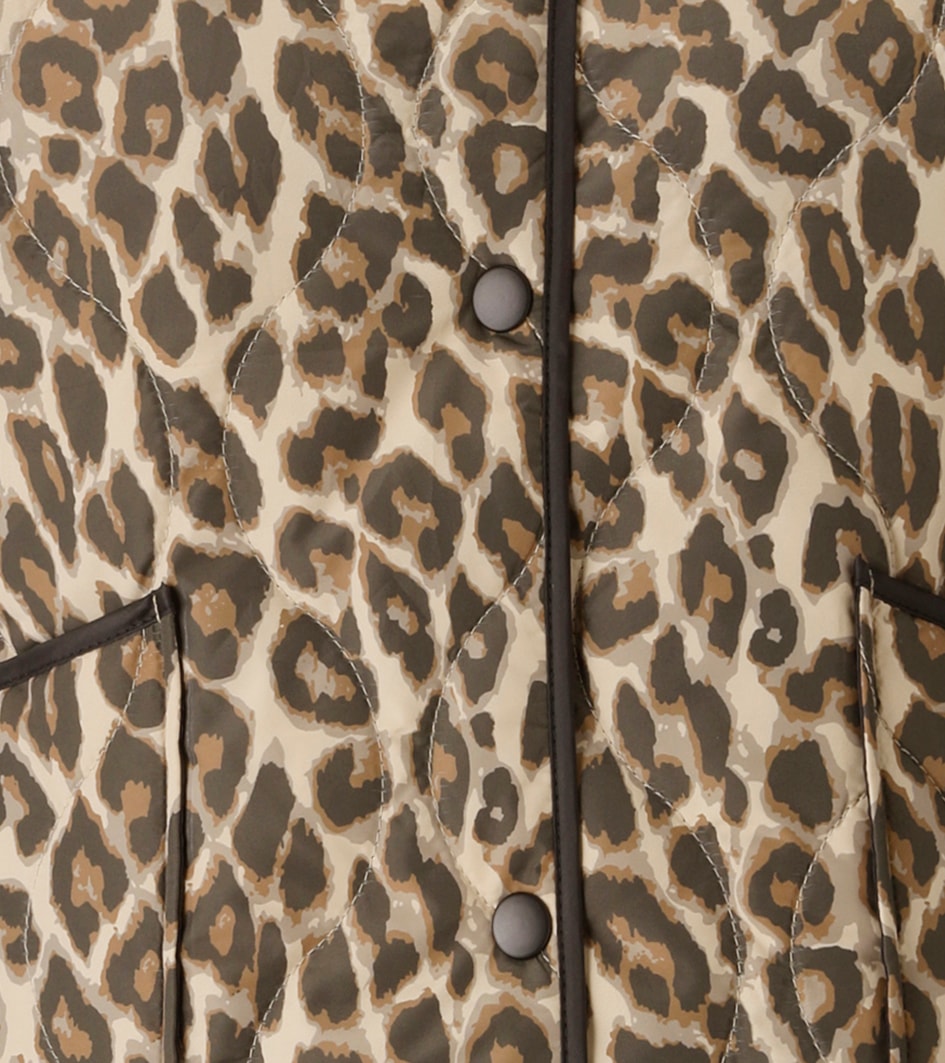 Aniston CASUAL Veste matelassée mit trendigem Leo-Print - NEUE KOLLEKTION