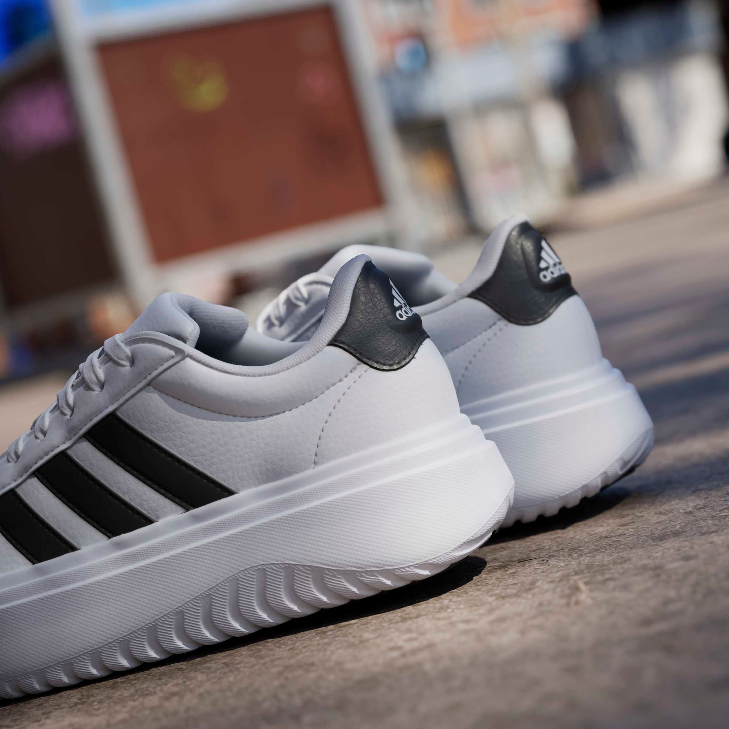 adidas Sportswear Sneaker »GRAND COURT PLATFORM«, Design auf den Spuren des adidas Superstar