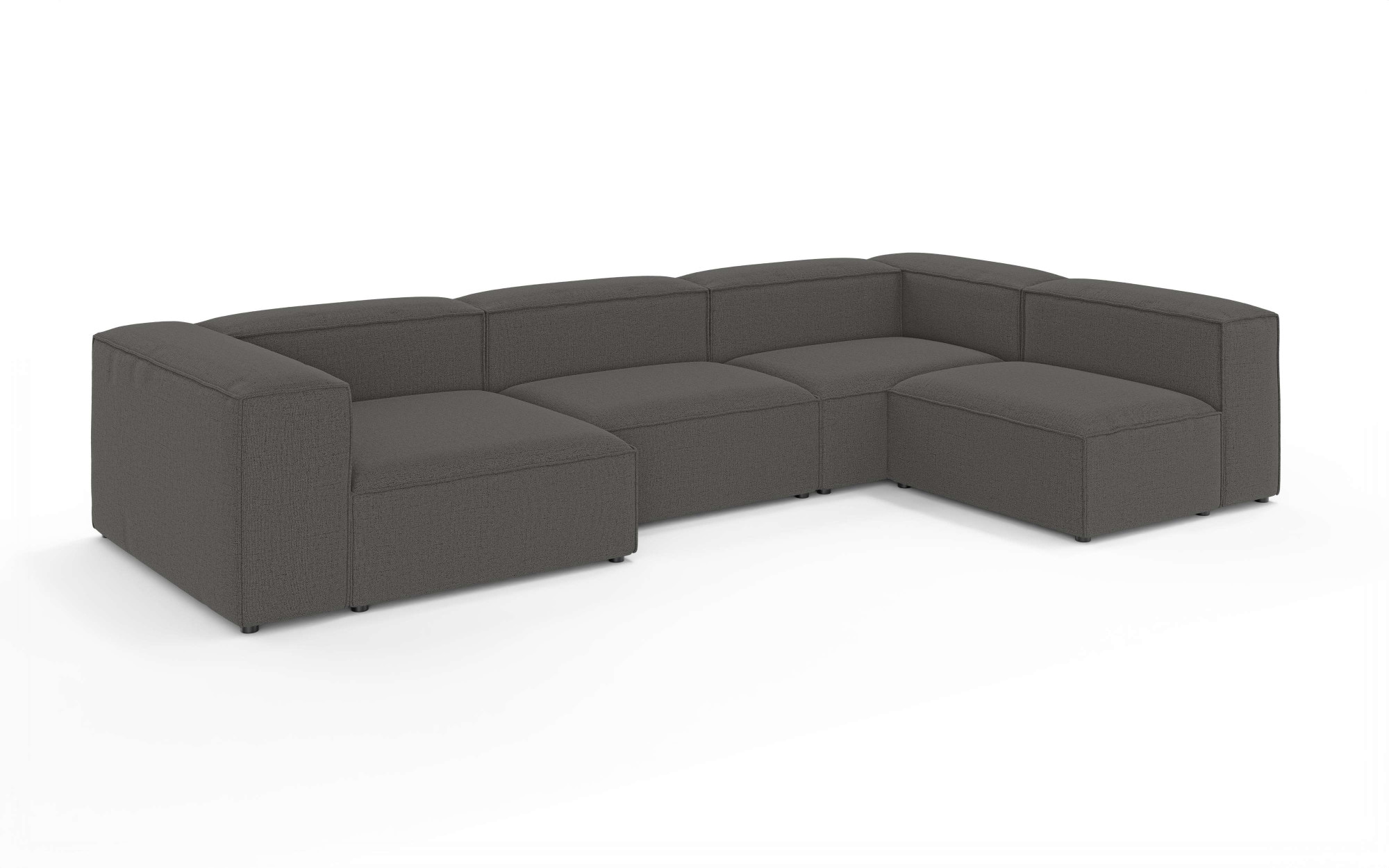 GOODproduct Paysage de salon »HAILY U-Form mit Ottomane links/rechts, Masse B/T/H: 360/200/72 cm« als Modul oder separat verwendbar, für individuelle Zusammenstellung