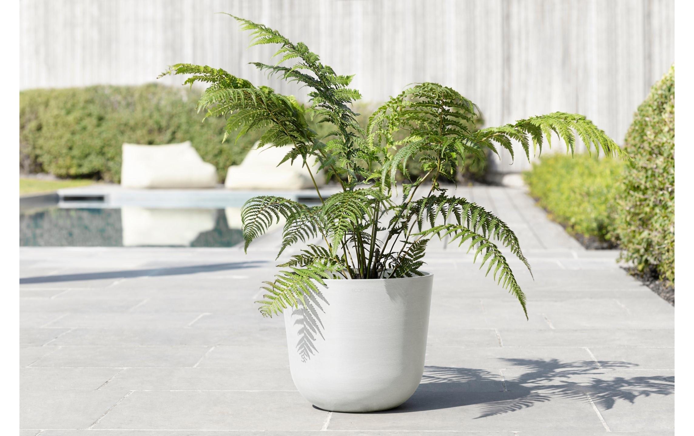 ECOPOTS Pflanzkübel »Oslo 35 Weiss«, (1 St.)
