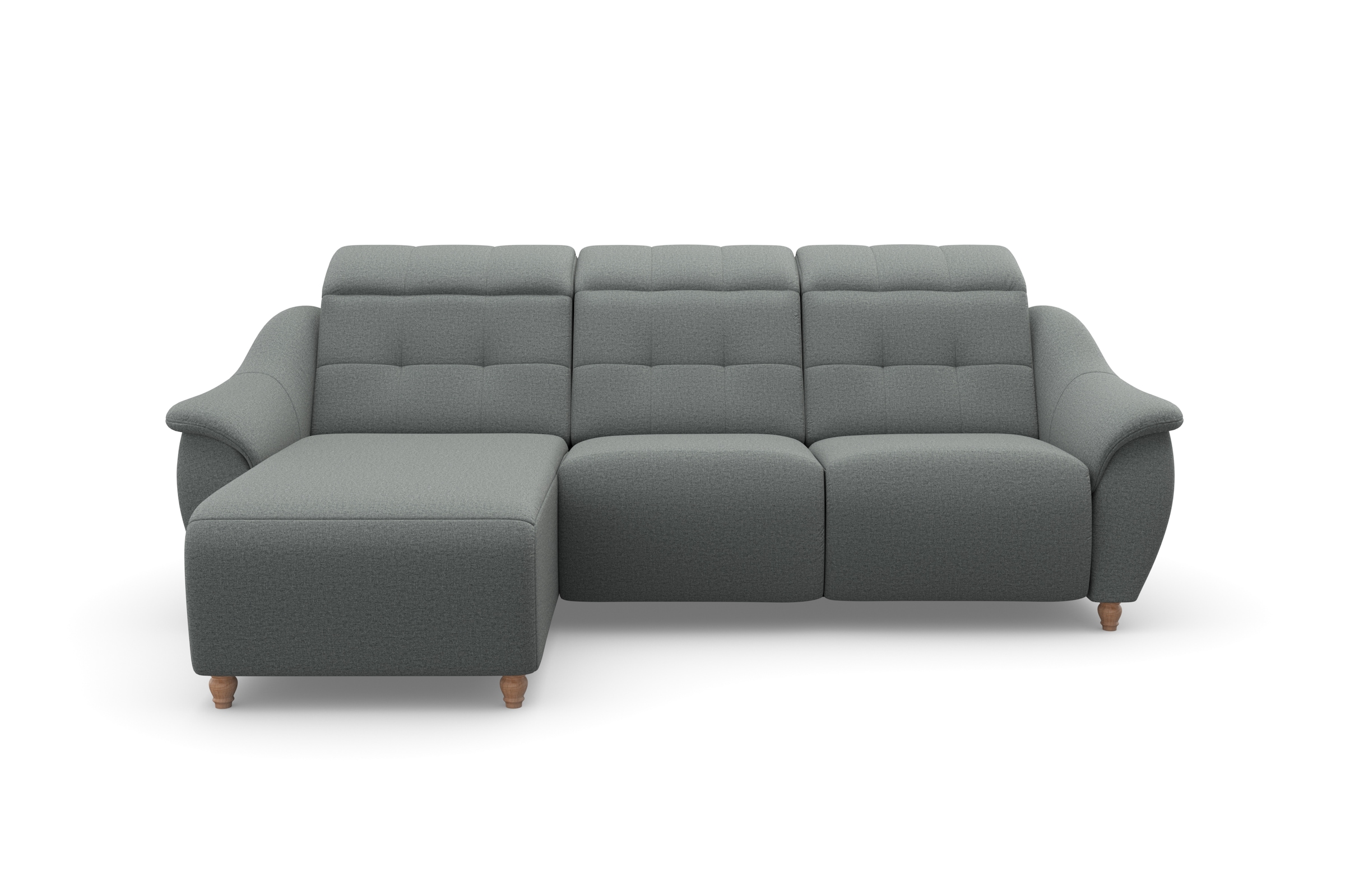 Home affaire Ecksofa »Boston L-Form« Kopfteilverstellung an jeder Sitzfläche, wahlweise Relaxfunktion