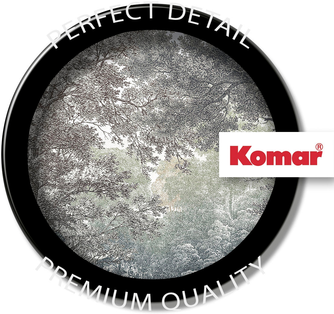 Komar Fototapete »Digitaldruck Vlies - Wood Wide Web - Grösse 400 x 280 cm«, bedruckt, Wohnzimmer, Schlafzimmer