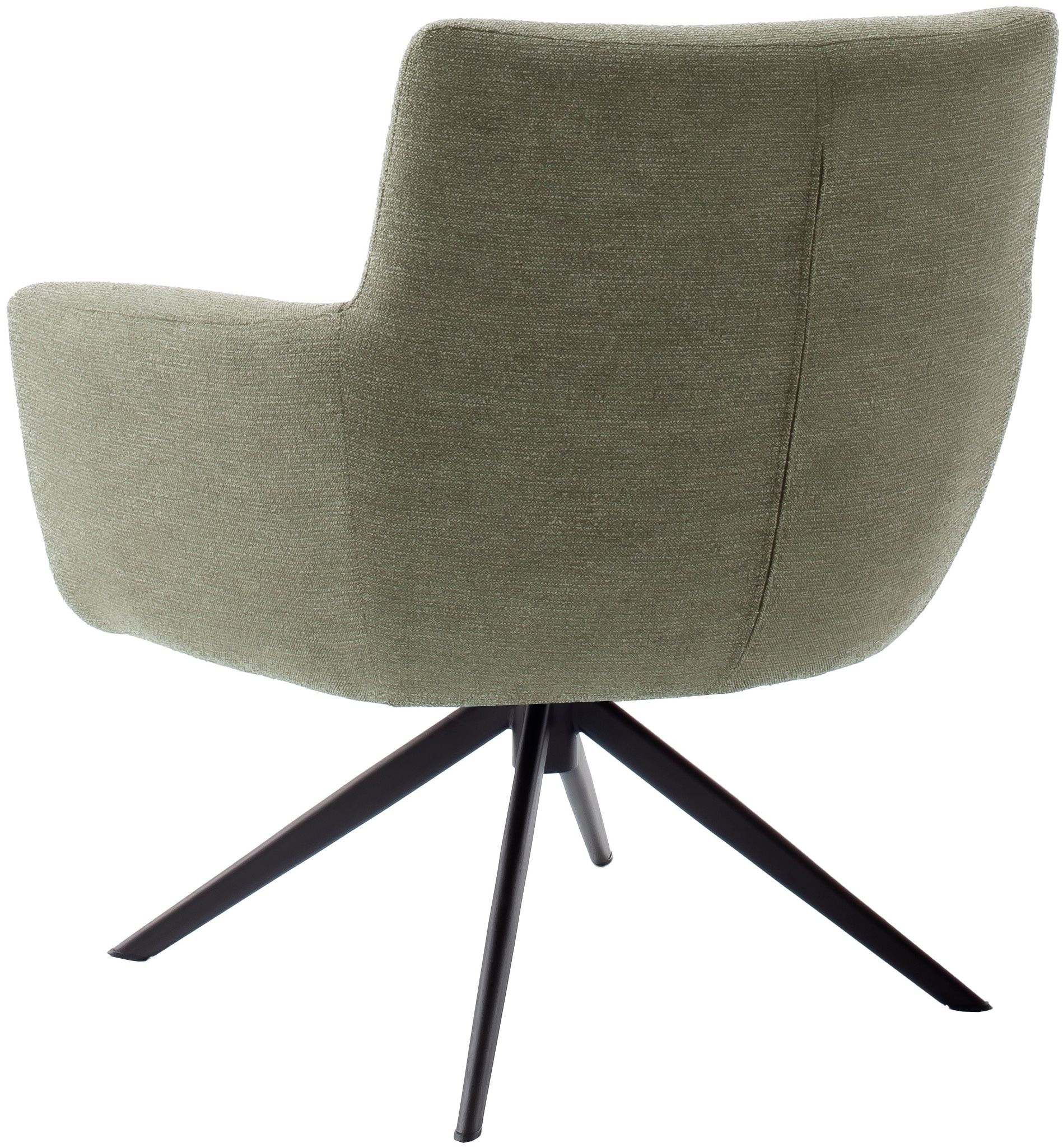 MCA furniture 4-Fussstuhl »WILSON Esszimmerstuhl, Armlehnstuhl, Polsterstuhl, modern«, (Set), 1 St., Flachgewebe, Stuhl, Armlehnenstuhl, drehbar, Taschenfederkern, belastbar 160 kg,XXL