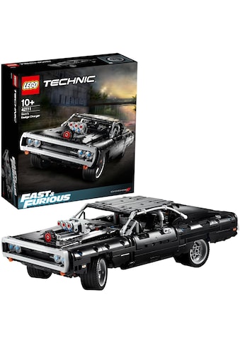 LEGO® Konstruktionsspielsteine »Dom's Dodge Charger (42111), LEGO® Technic«, (1077 St.) kaufen
