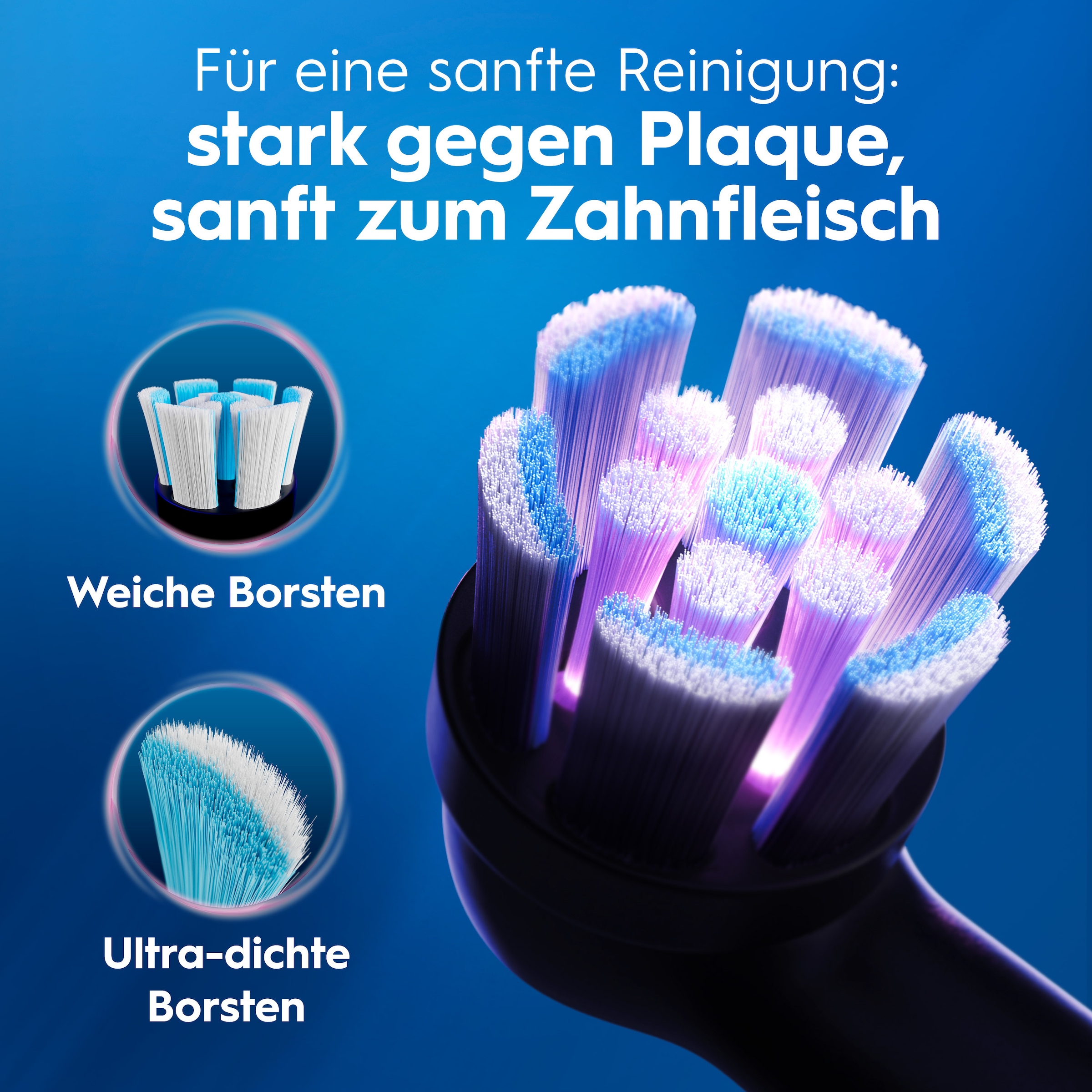 Oral-B Brosse à dents électrique »iO Series 2« 1 cuis Aufsteckbürsten pour un nettoyage en douceur, étui de voyage, support pour brosses amovibles