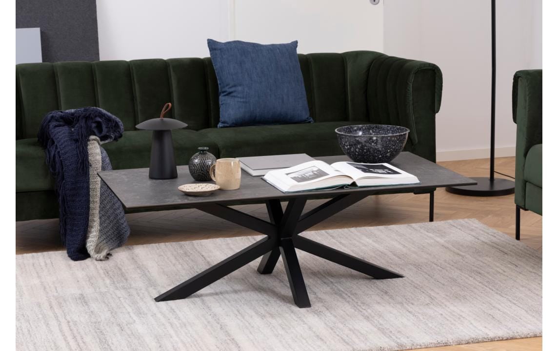 AC Design Table basse »Hanna« mit einer schwarzen Keramik-Optik Tischplatte, Breite 130 cm