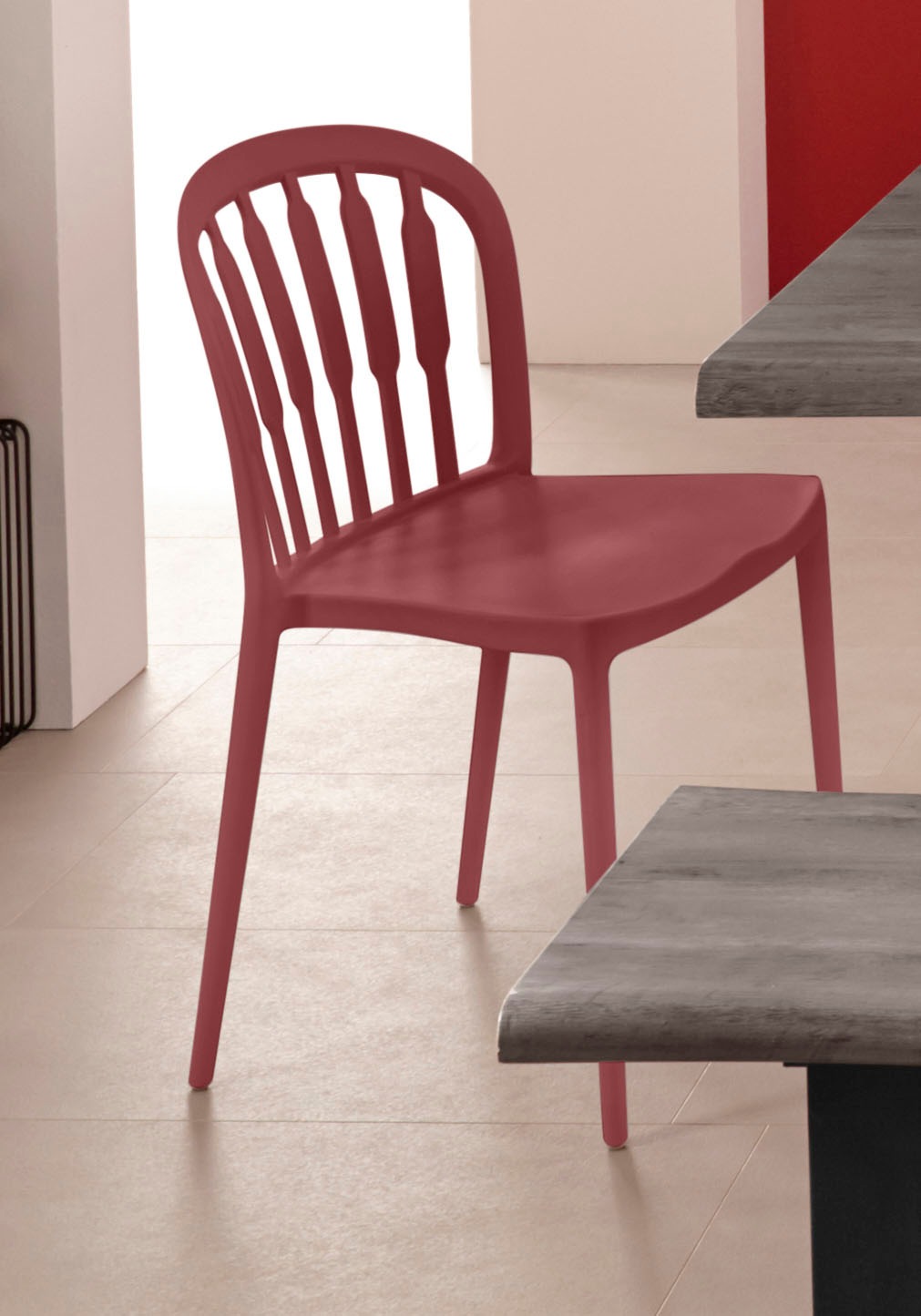 Image of INOSIGN Esszimmerstuhl »Linz«, 2er und 4er Stuhl Set, in vier trendigen Farbvarianten, aus Kunststoff, Sitzhöhe 45 cm bei Ackermann Versand Schweiz