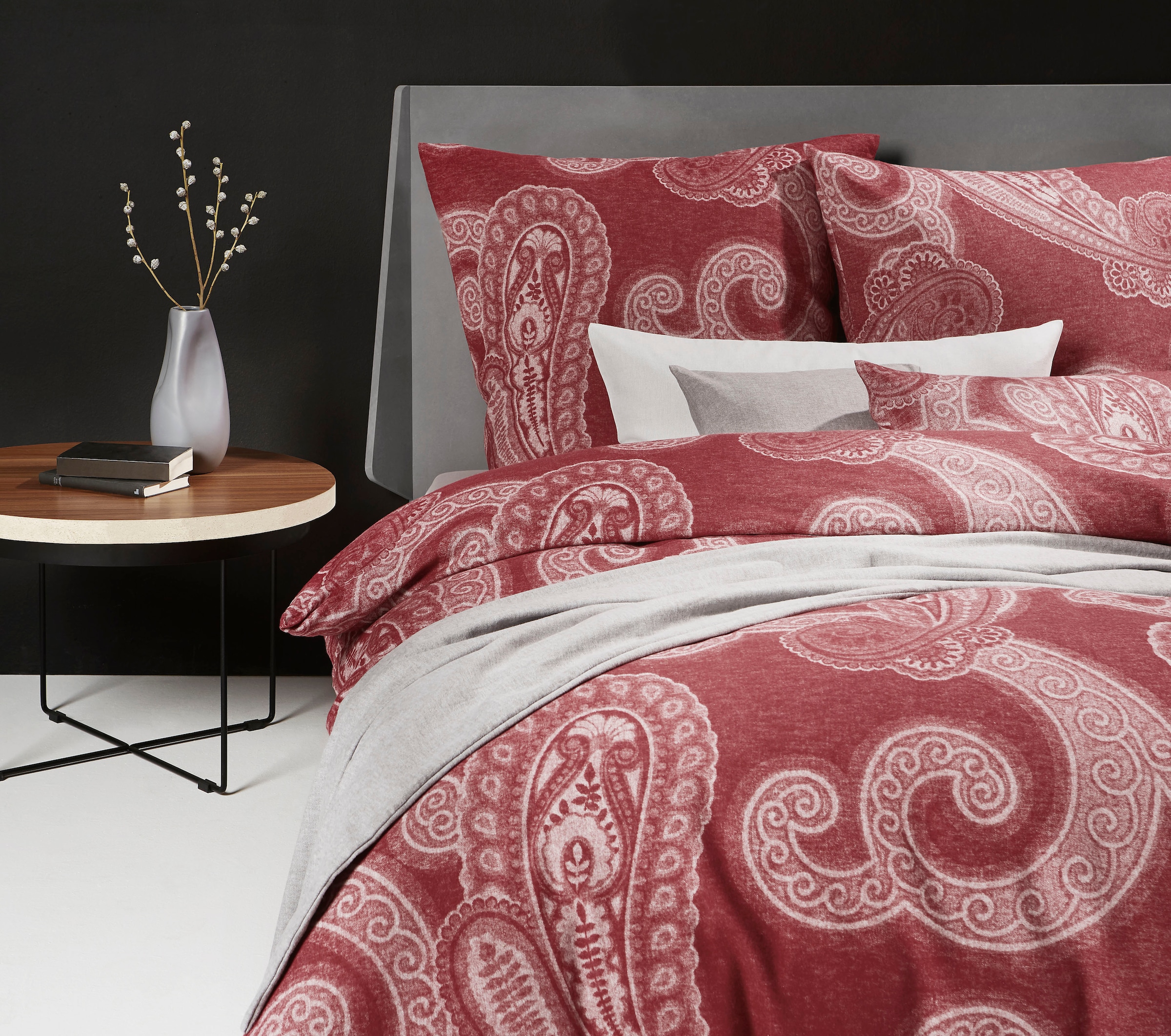 fleuresse Bettwäsche »Lech 4312«, Jacquard Flanell, Baumwolle, in Gr. 135x200, 155x220, 200x200cm