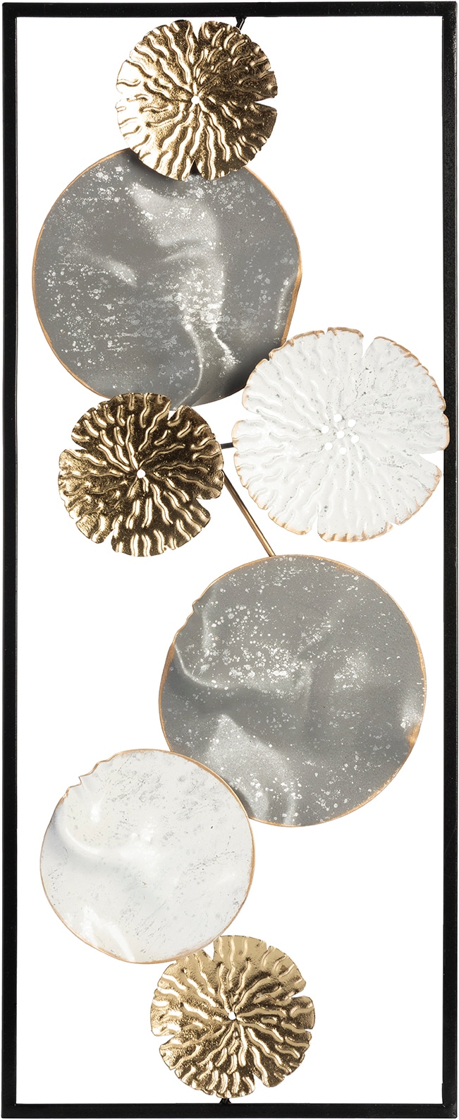 Image of Bönninghoff Metallbild "ABSTRAKT 25x61 cm – Deko modern" Abstrakt Abstrakte Formen Wanddekoration