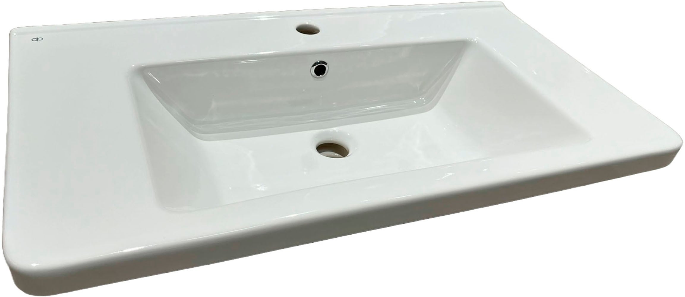 Home affaire Waschtisch »Landsby, Breite 133 cm, inkl. Mineralguss-Waschbecken, 4 Schubkästen«, inkl. Waschbecken