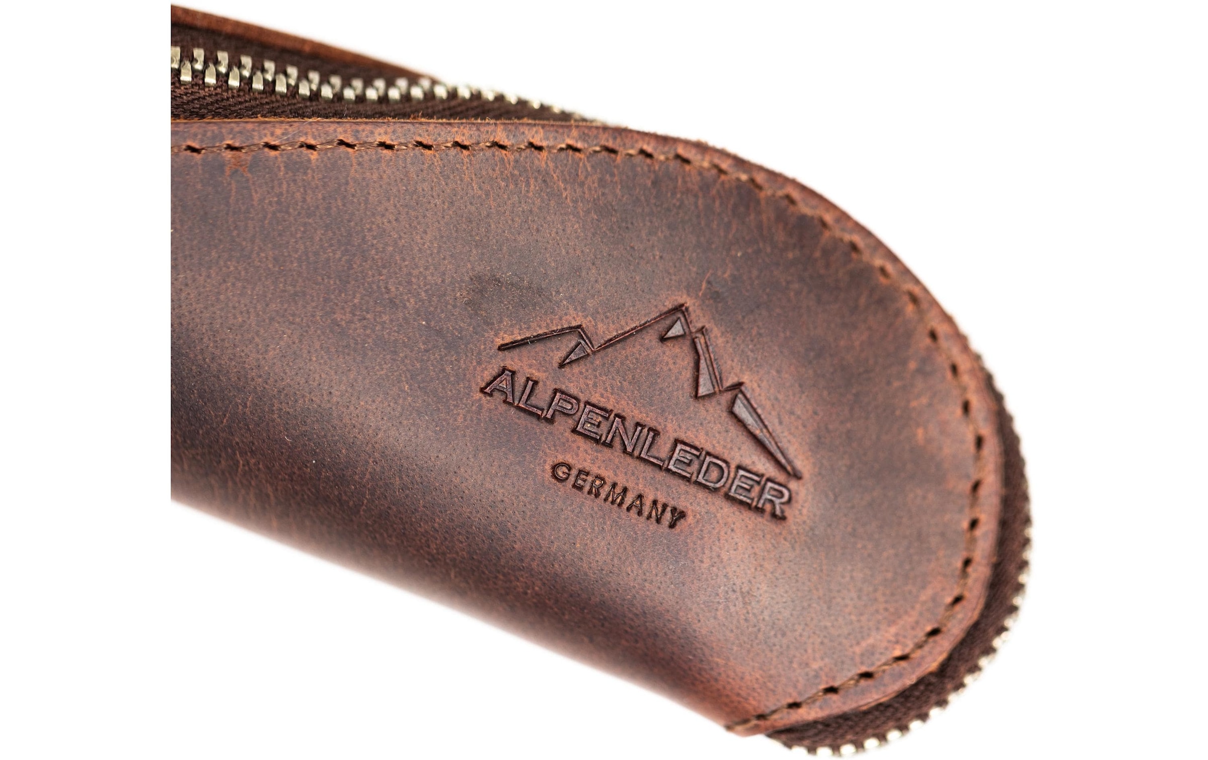 ALPENLEDER Schreibgeräteetui »Drahdi, Leder« Handgefertigtes Lederetui im besonderen Design