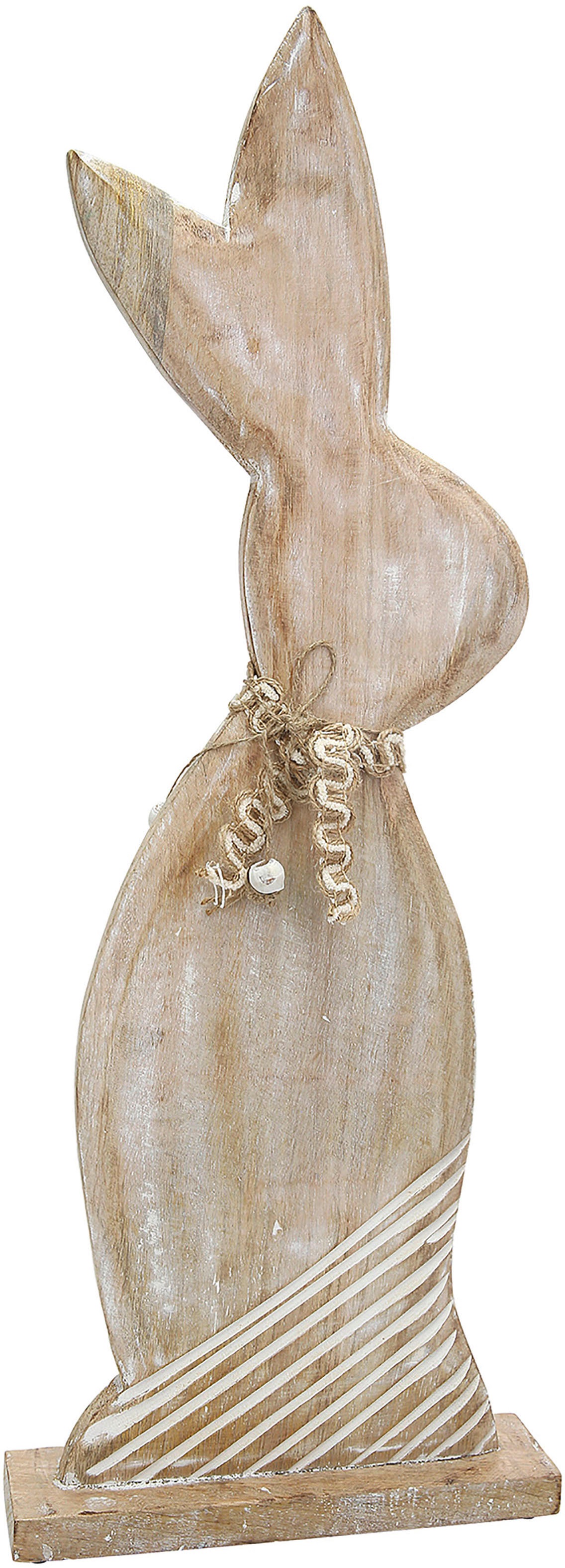 Image of GILDE Dekofigur »Hase«, (1 St.), Dekoobjekt, Tierfigur, Osterhase, Höhe 73 cm, aus Holz, Wohnzimmer bei Ackermann Versand Schweiz