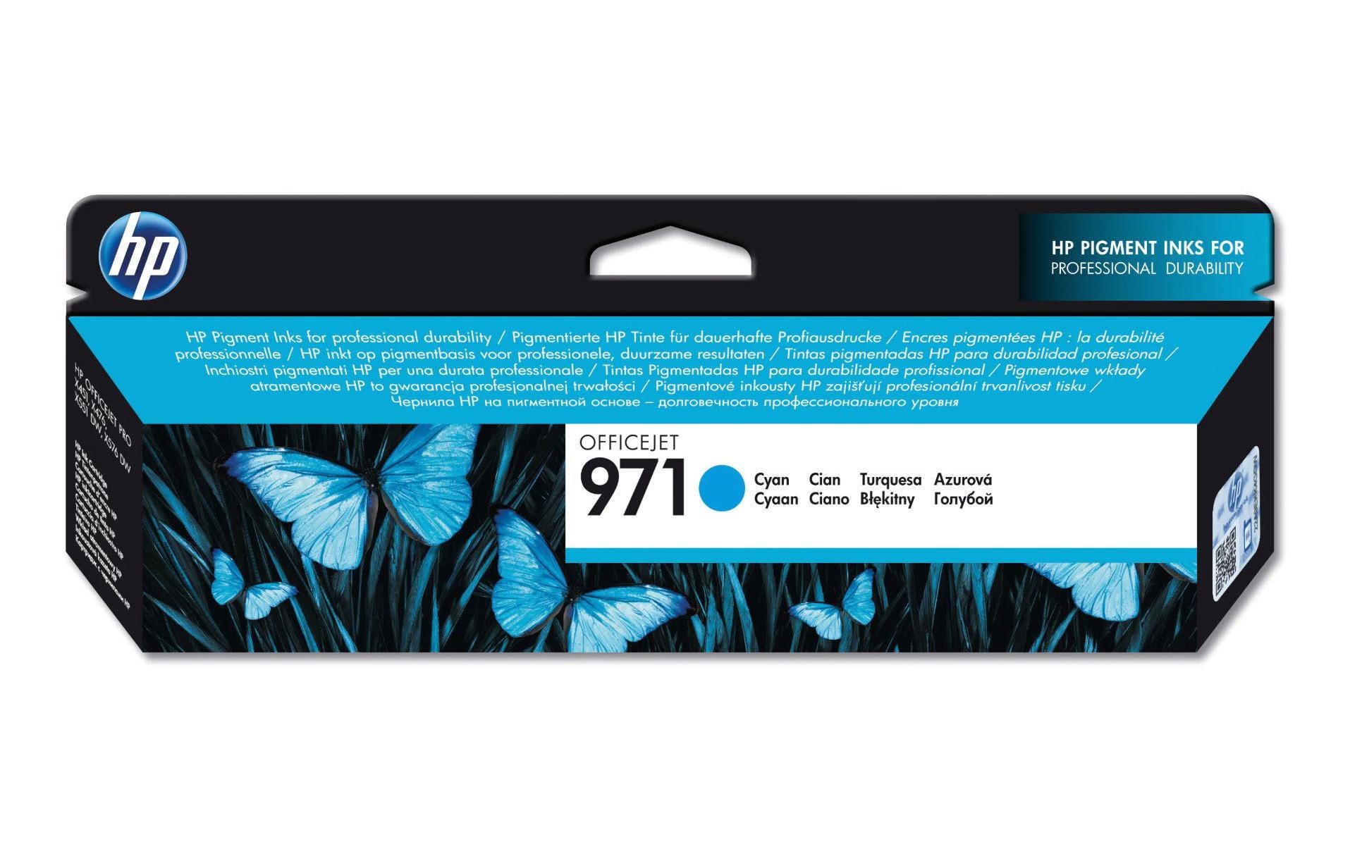 Image of HP Tintenpatrone "Nr. 971 (CN622AE) Cyan"