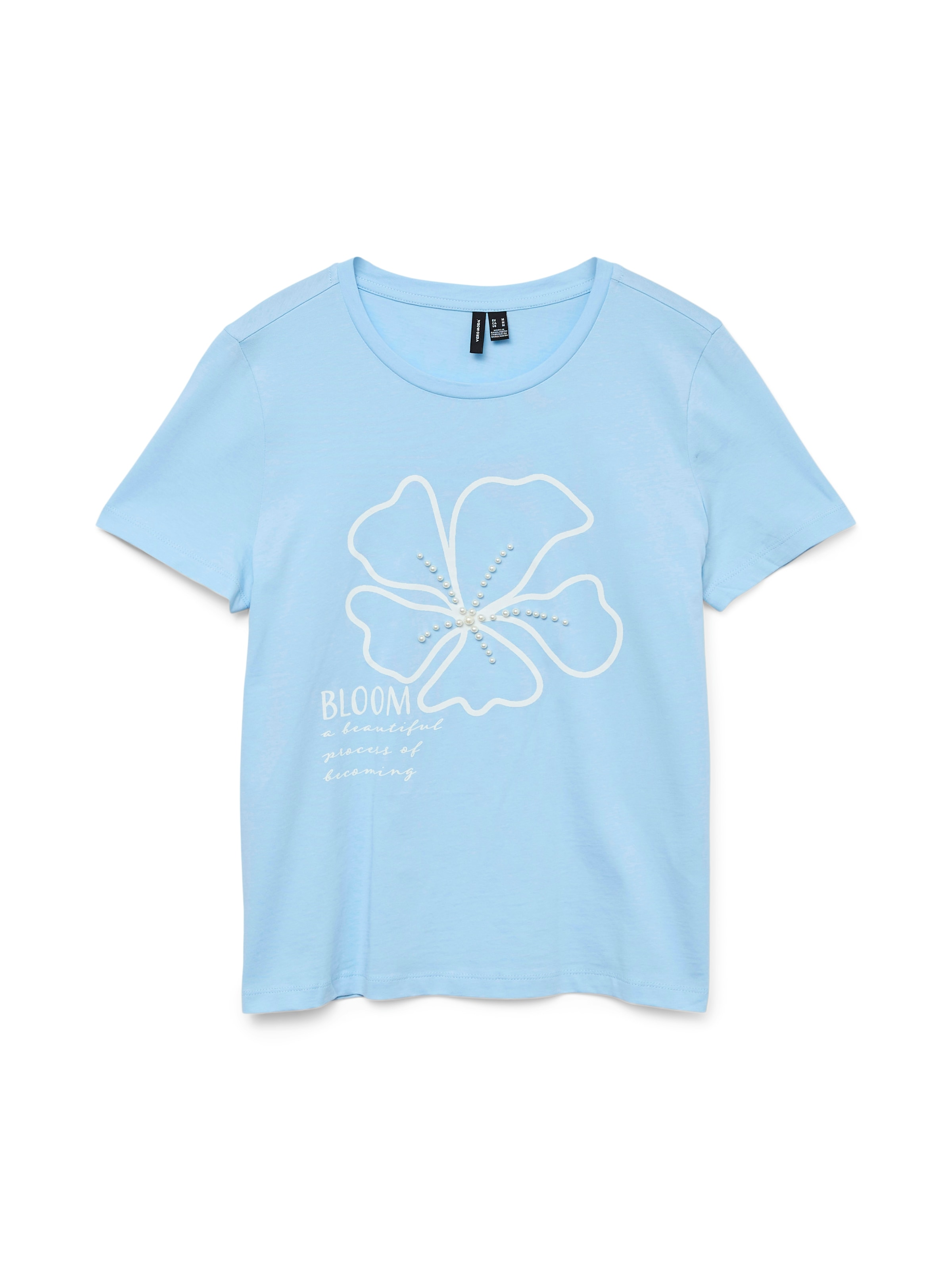 Image of Vero Moda Kurzarmshirt "VMSORA FRANCI SS TOP BOX JRS SPE GA"
