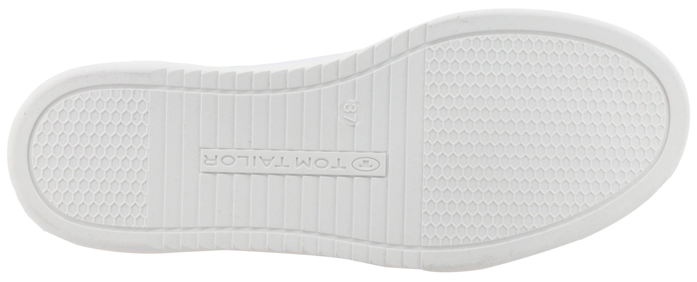 TOM TAILOR Sneakers  , Freizeitschuh, Halbschuh, Schnürschuh, Kontrastbesatz an der Ferse