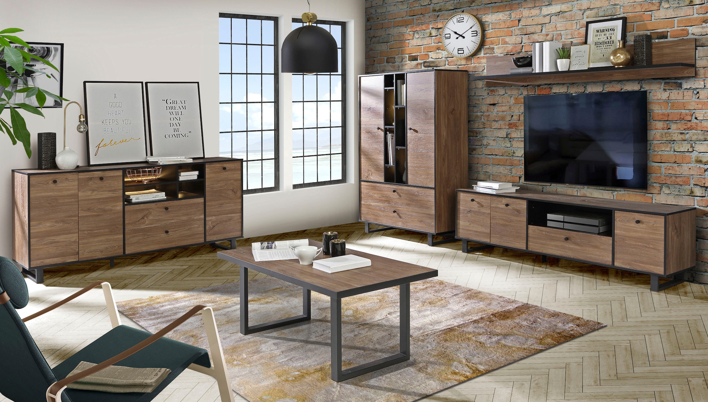 FORTE Lowboard »TV-Board, TV-Schrank« Breite ca. 180 cm