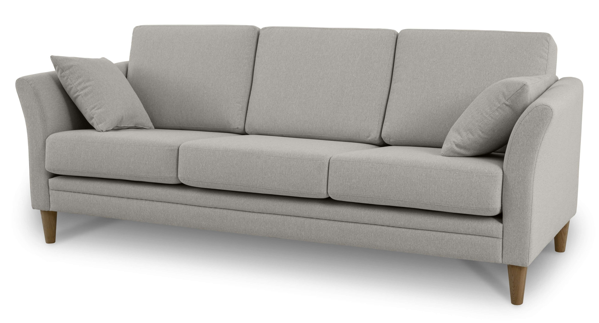 Home affaire 3-Sitzer »Arellano, Breite 217 cm« klassisches Design, 2 Zierkissen inklusive, Webstoff fein