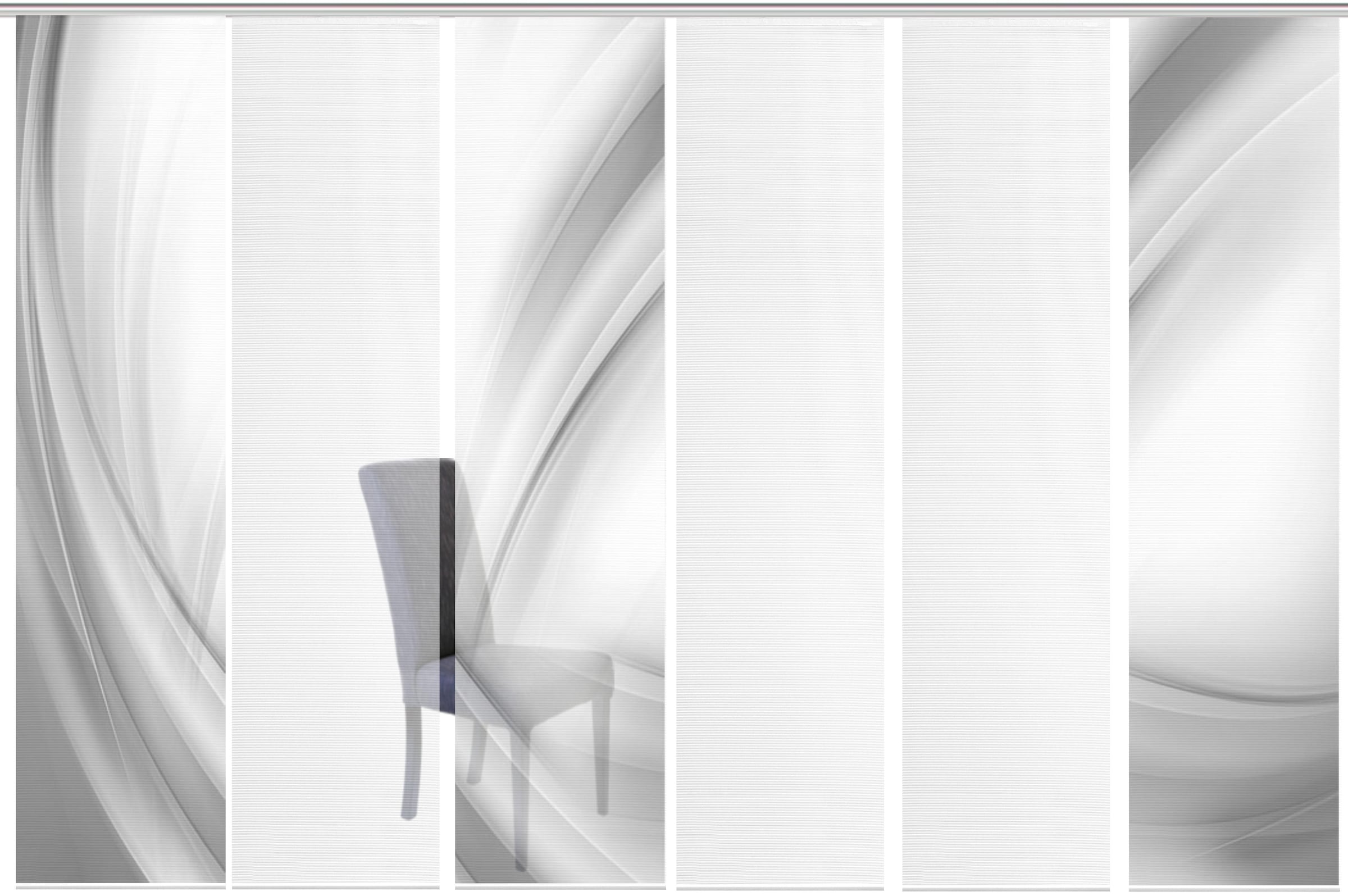 Vision S Schiebegardine Set Schiebevorhang »6ER SET Digitaldruck UNO«, St.), HxB: kaufen 6er 260x60, (6