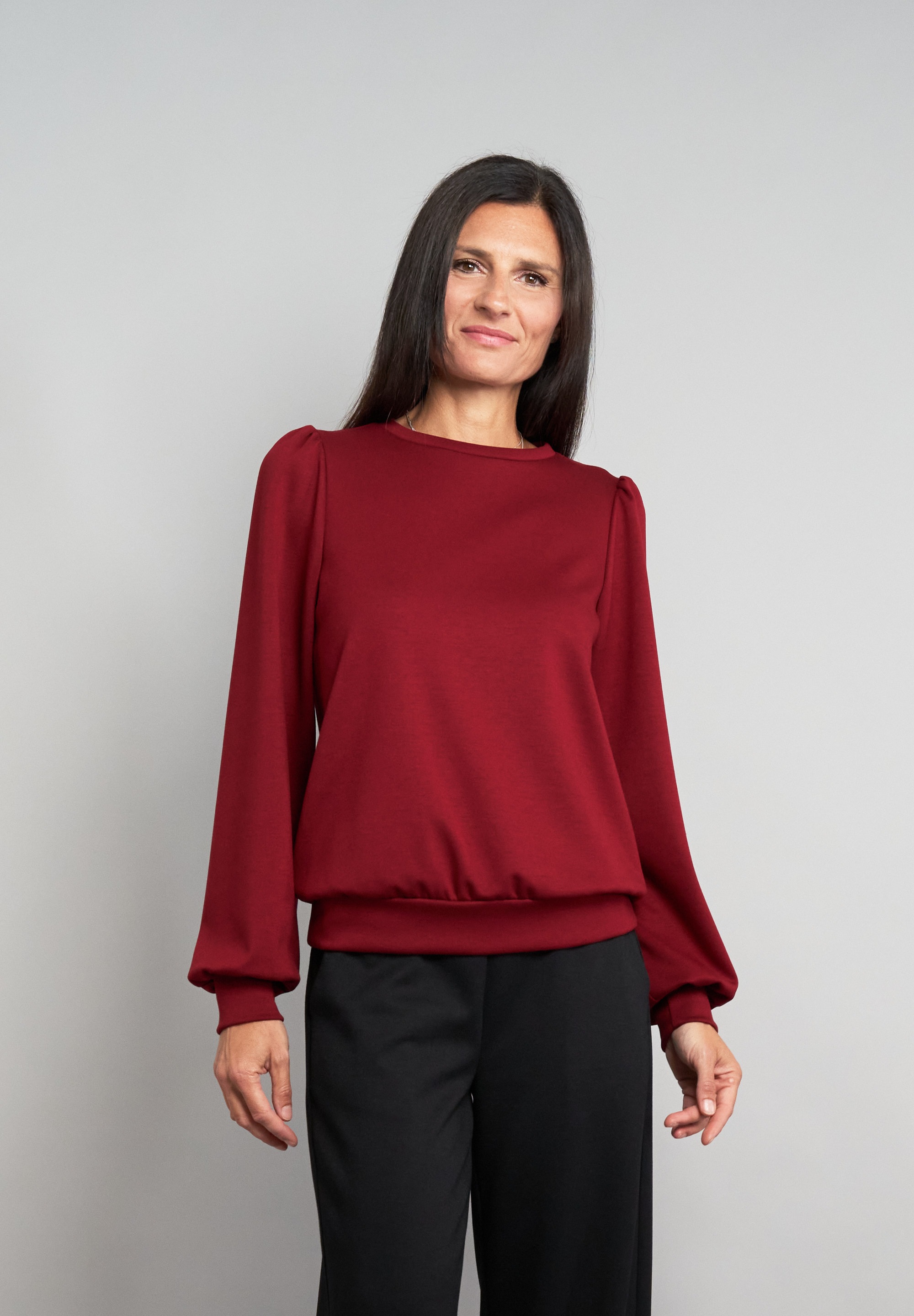 Image of Seidel Moden Langarmshirt "Exklusiv bei OTTO" mit Puffärmel - MADE IN GERMANY