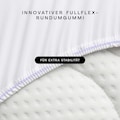 Schlafgut Spannbettlaken »Schlafgut CASUAL Spannbettlaken«, (1 St.), aus 100% reiner Bio-Baumwolle, für Matratzenhöhe bis zu 25 cm, mit Fullflex Rundumgummi