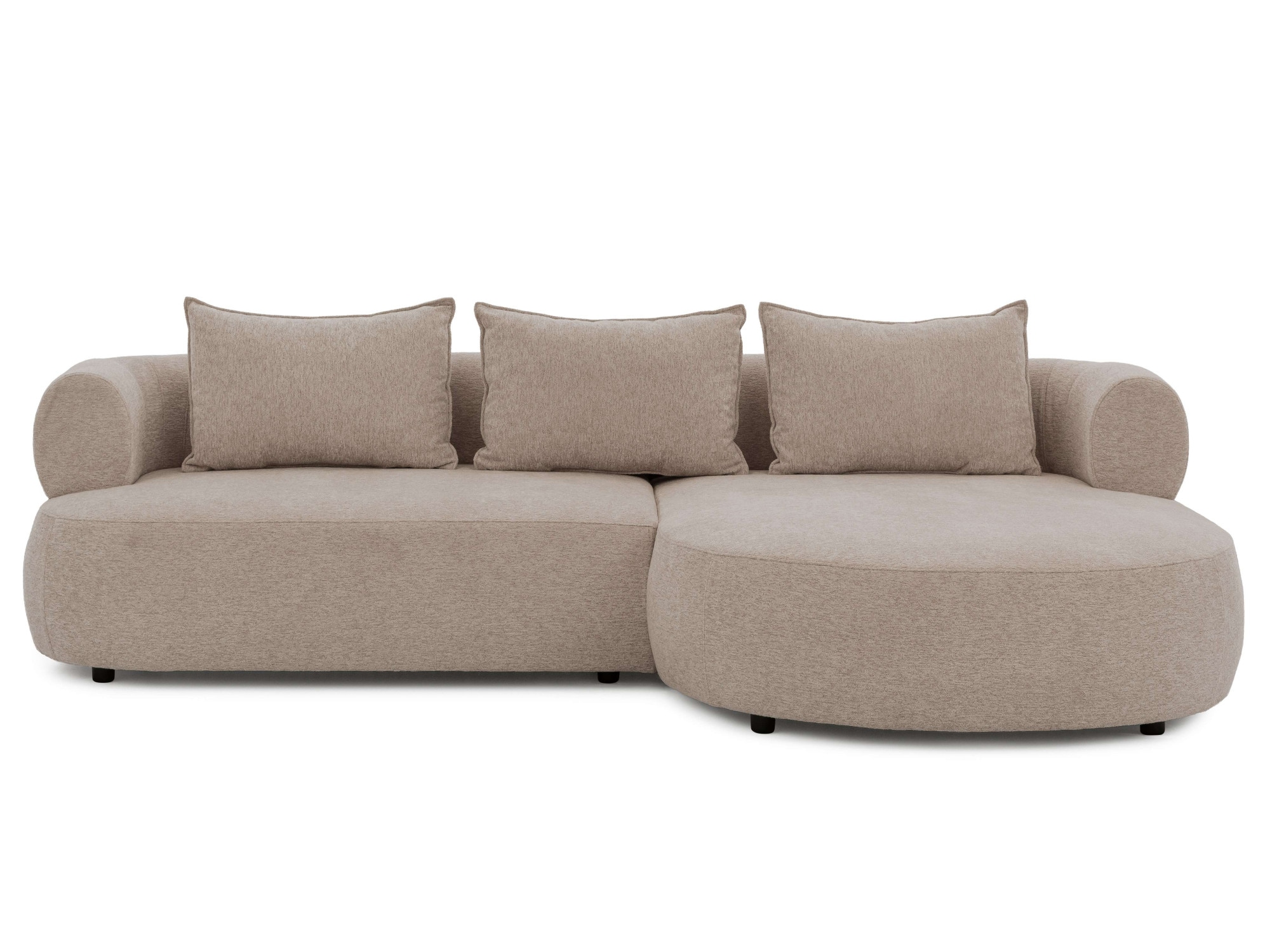 Home affaire Ecksofa »LUSSAC L-Form Design-Sofa mit Zierkissen, Masse B/T/H: 257/159/78 cm« hoher Sitzkomfort und modernes Design, Sofa ohne Bettfunktion