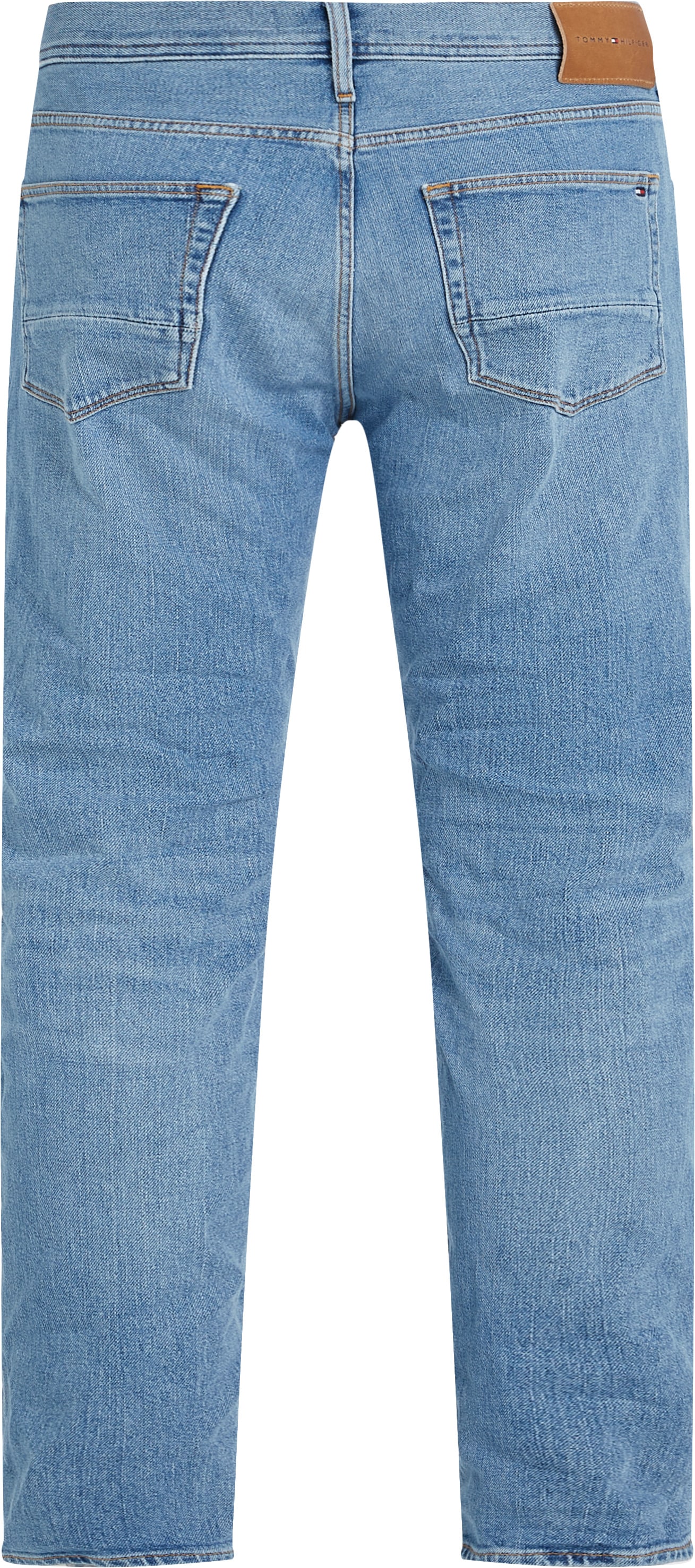 Tommy Hilfiger Big & Tall Straight-Jeans »BT-MADISON STR MESA BLUE-B«, in Grossen Grössen, Logopatch