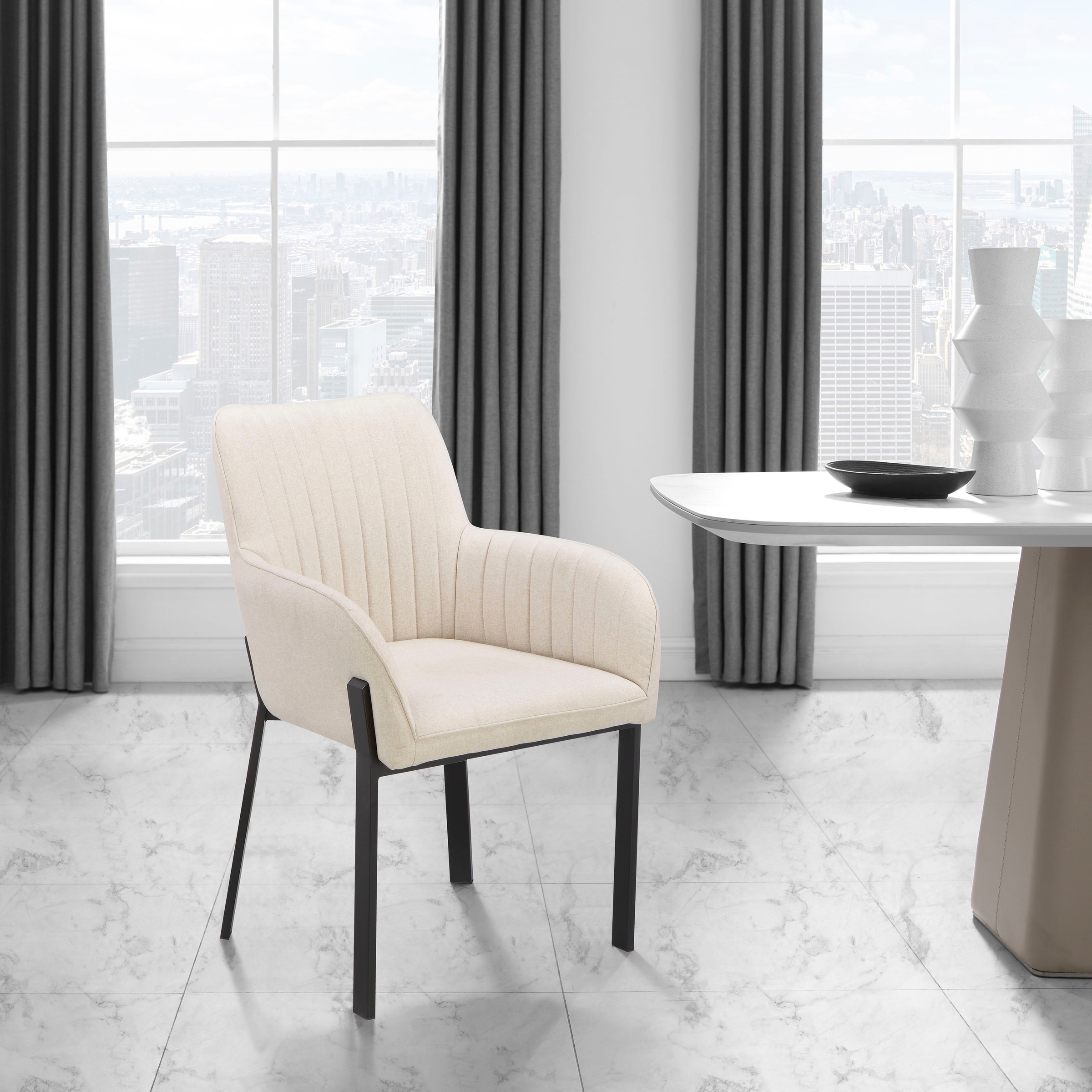 Image of Places of Style Esszimmerstuhl »Maryland«, (Set), Struktur (100% Polyester), 2er-Set, Sitz und Rücken gepolstert, modernes Design bei Ackermann Versand Schweiz