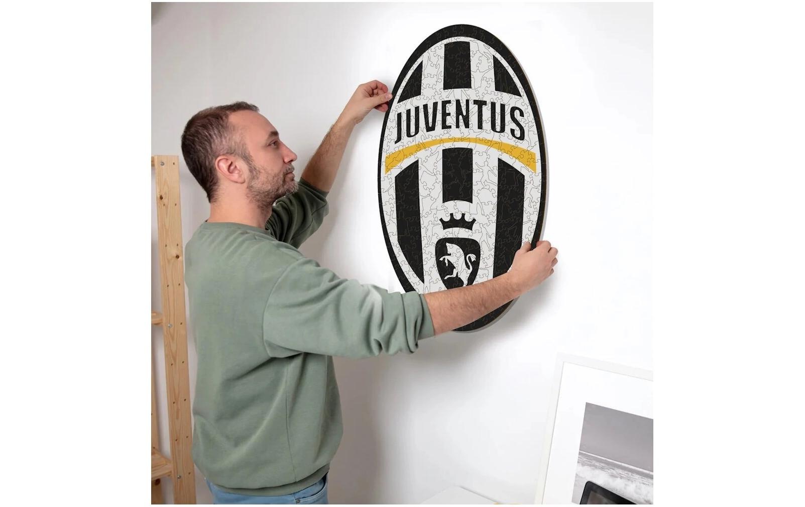   Puzzle »Iconic Juventus FC – Retro Logo« Holzart: Birke (Herkunftsland: China)
