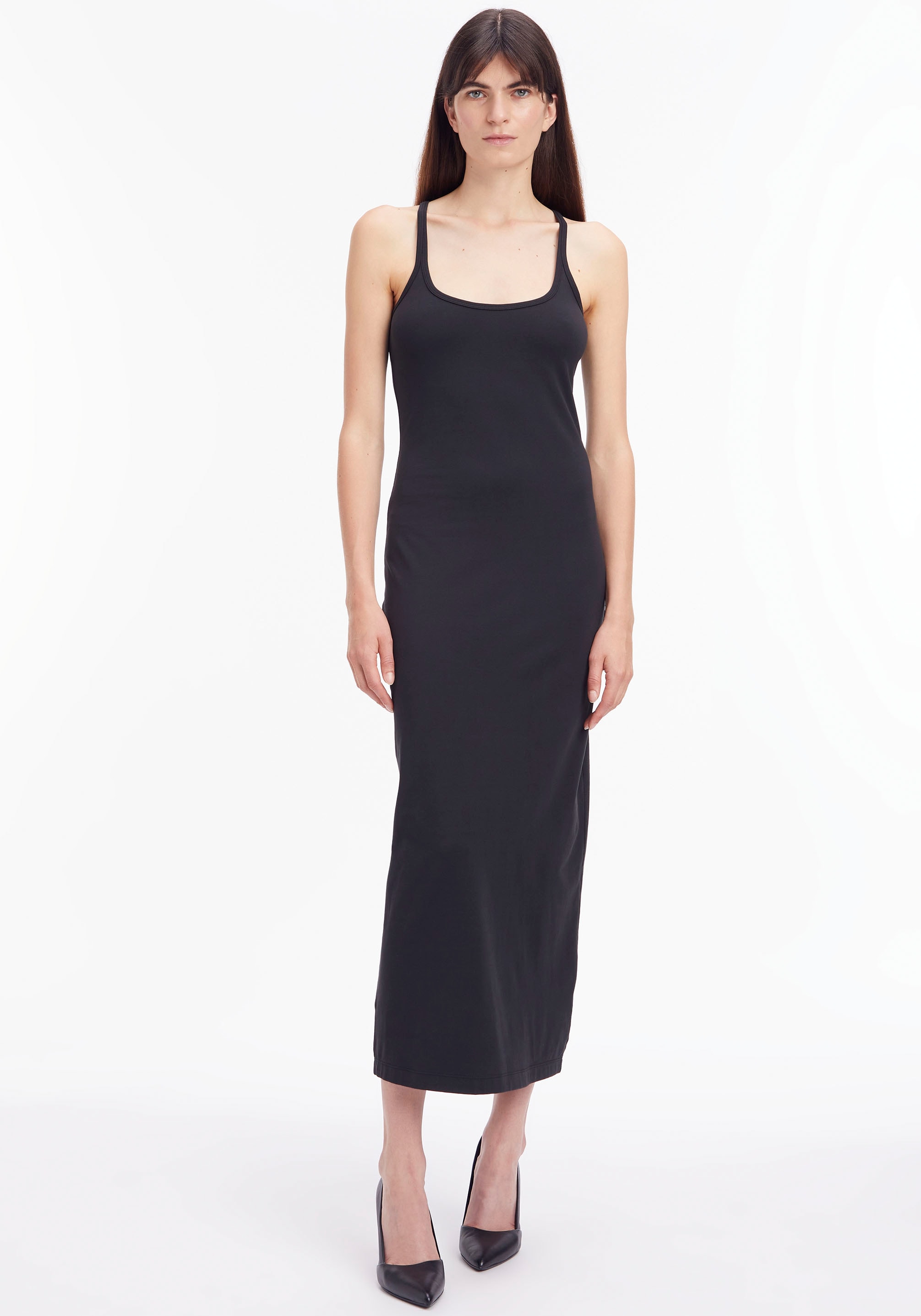 ♕ Calvin Klein Trägerkleid, aus Stretch auf versandkostenfrei mit Baumwolle