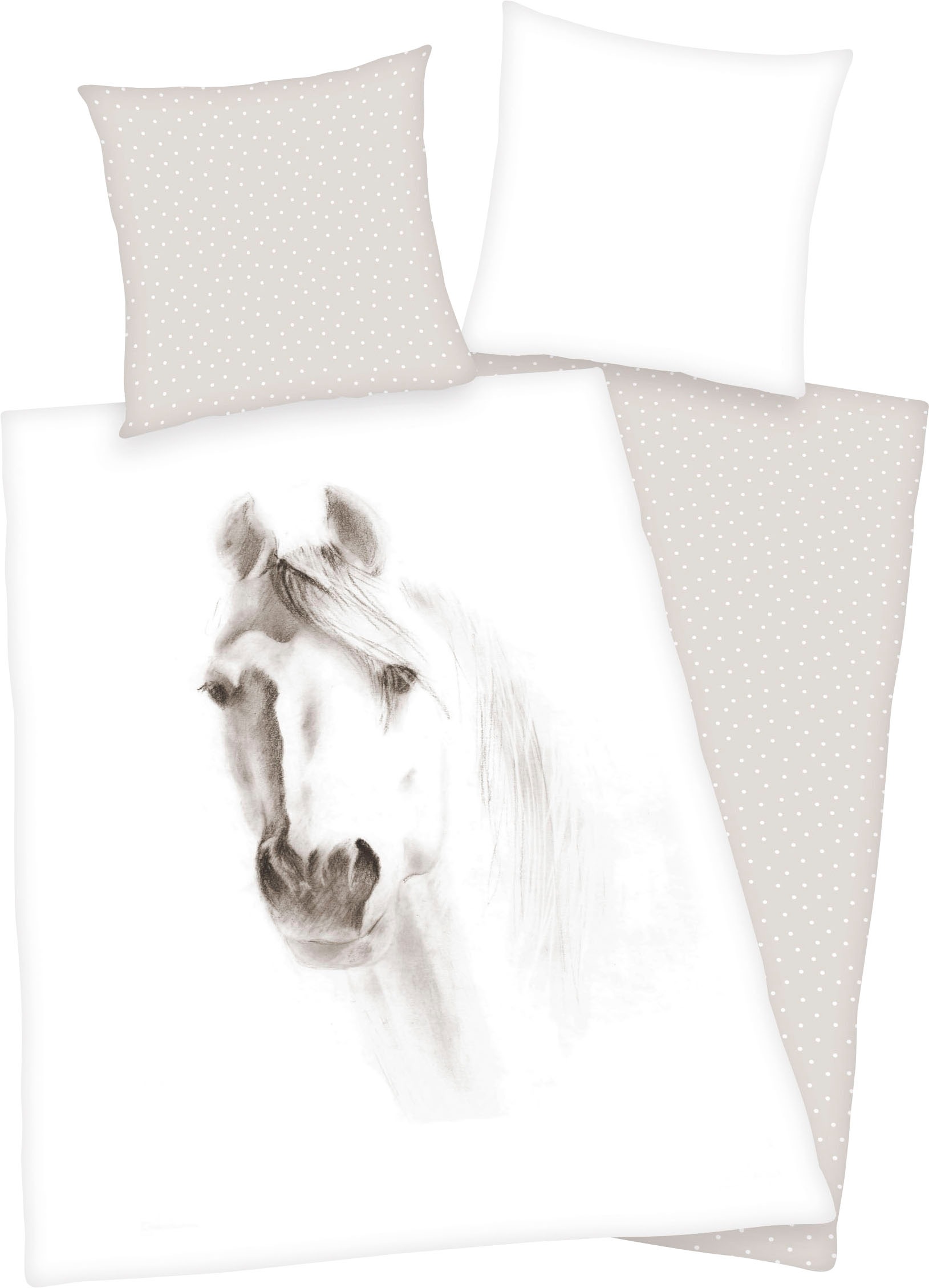 Image of Herding Young Collection Wendebettwäsche "Pferd" mit tollem Pferde Motiv