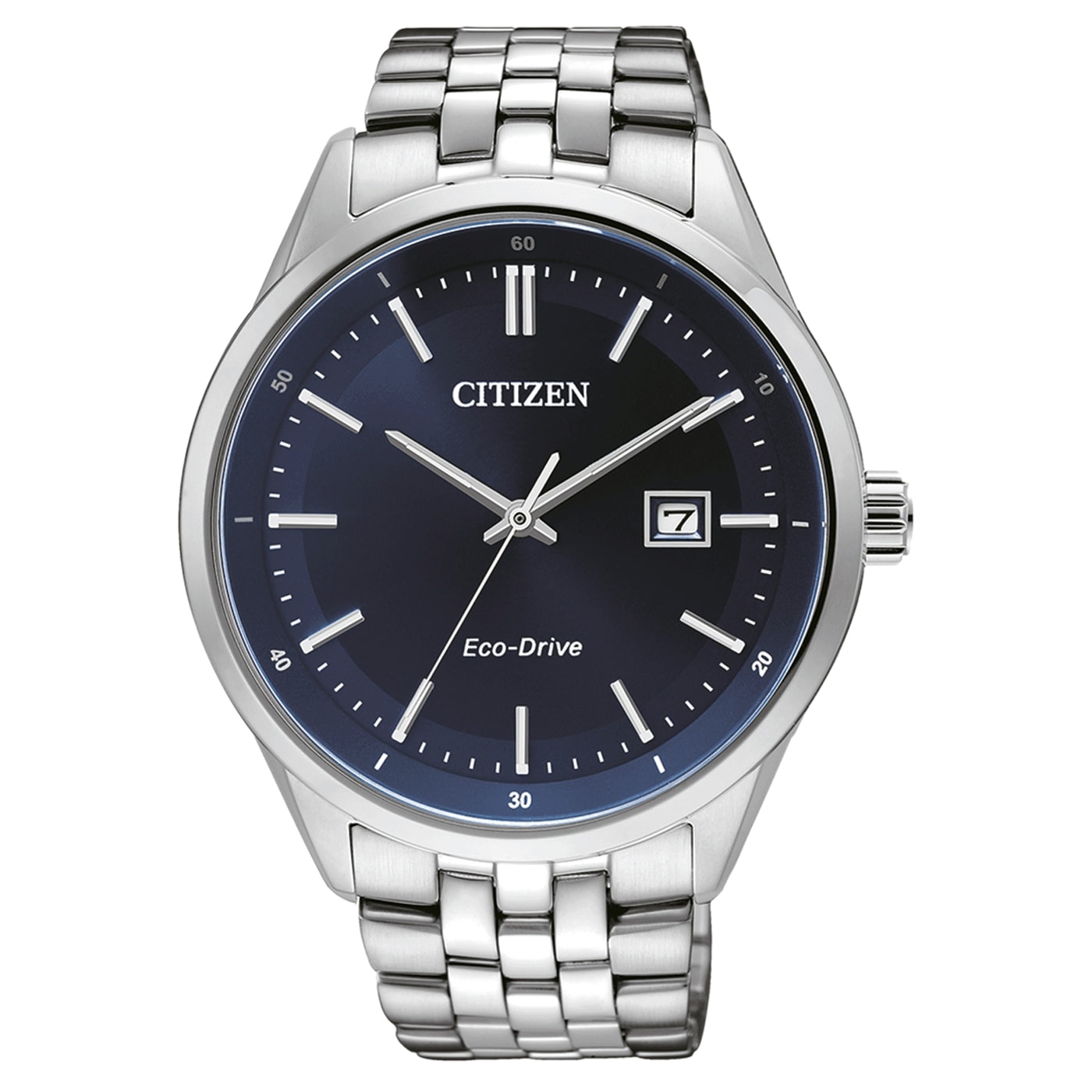 Image of Citizen Solaruhr Armbanduhr, Herrenuhr, Datum, analog, Edelstahlarmband
