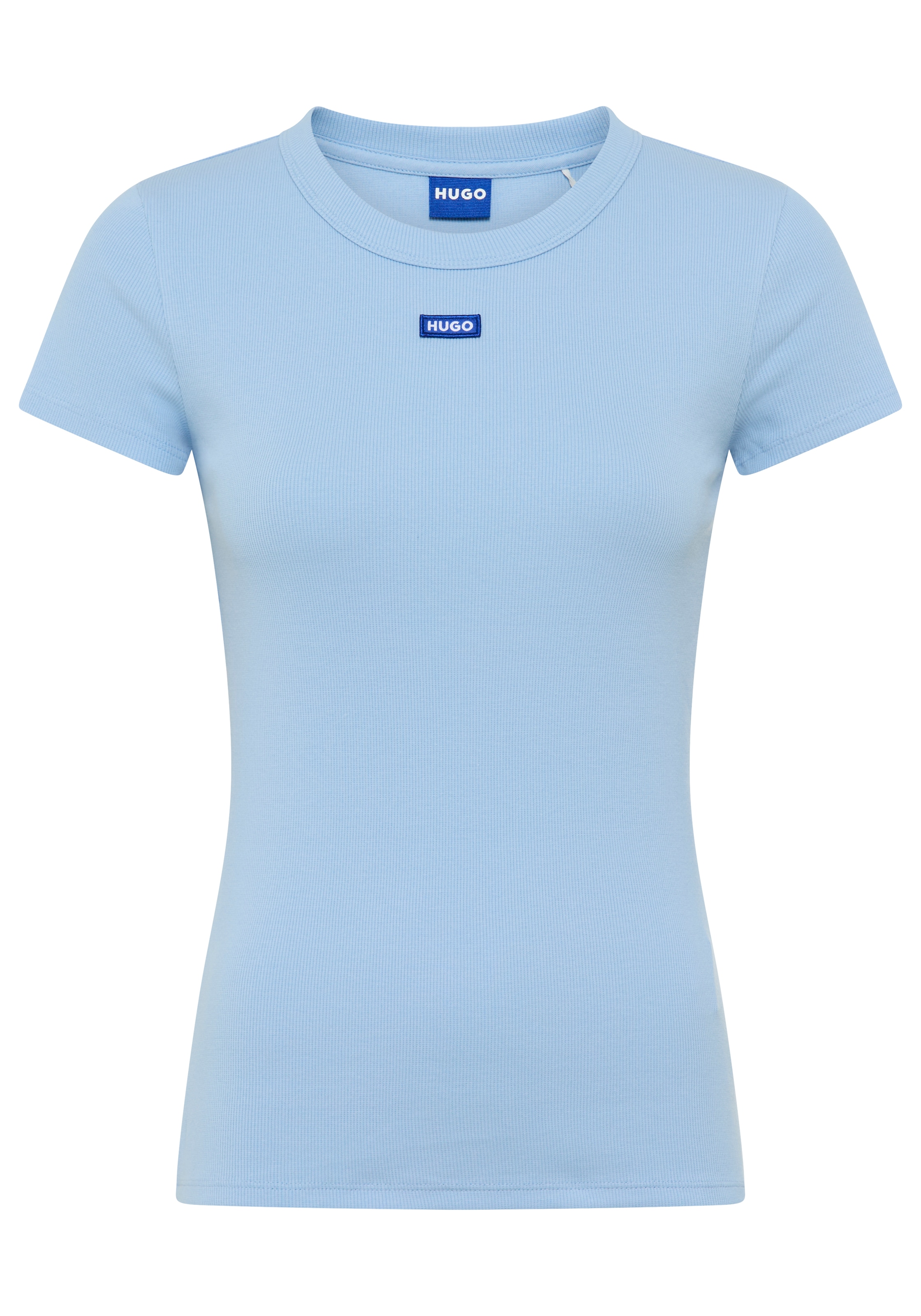 HUGO Blue T-Shirt »Easy Tee« mit HUGO Aufnäher