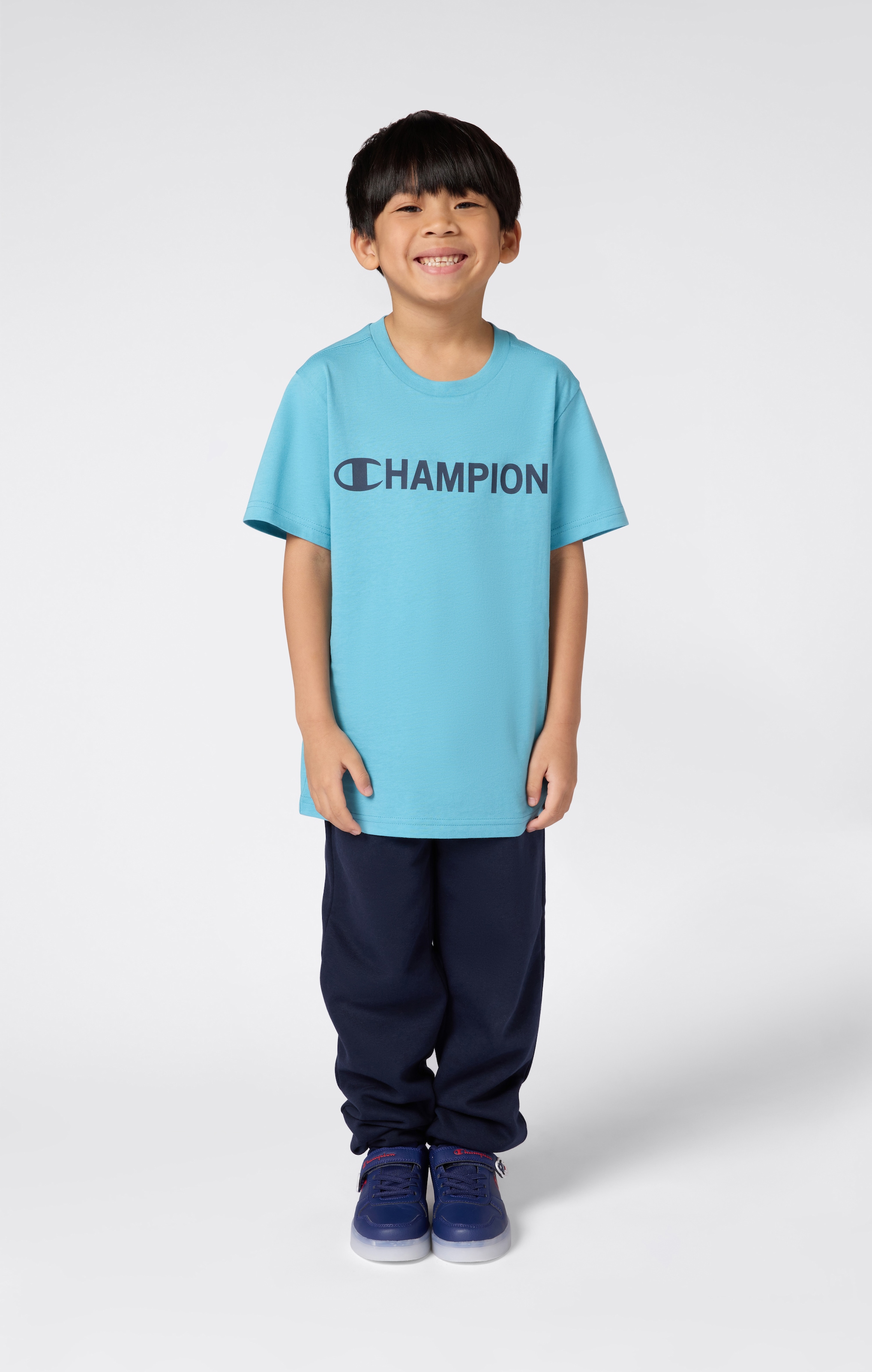 Champion T-shirt »SPORTWEAR T-SHIRT Standard Fit« pour enfants et adolescents, design manches courtes, en coton, coupe standard