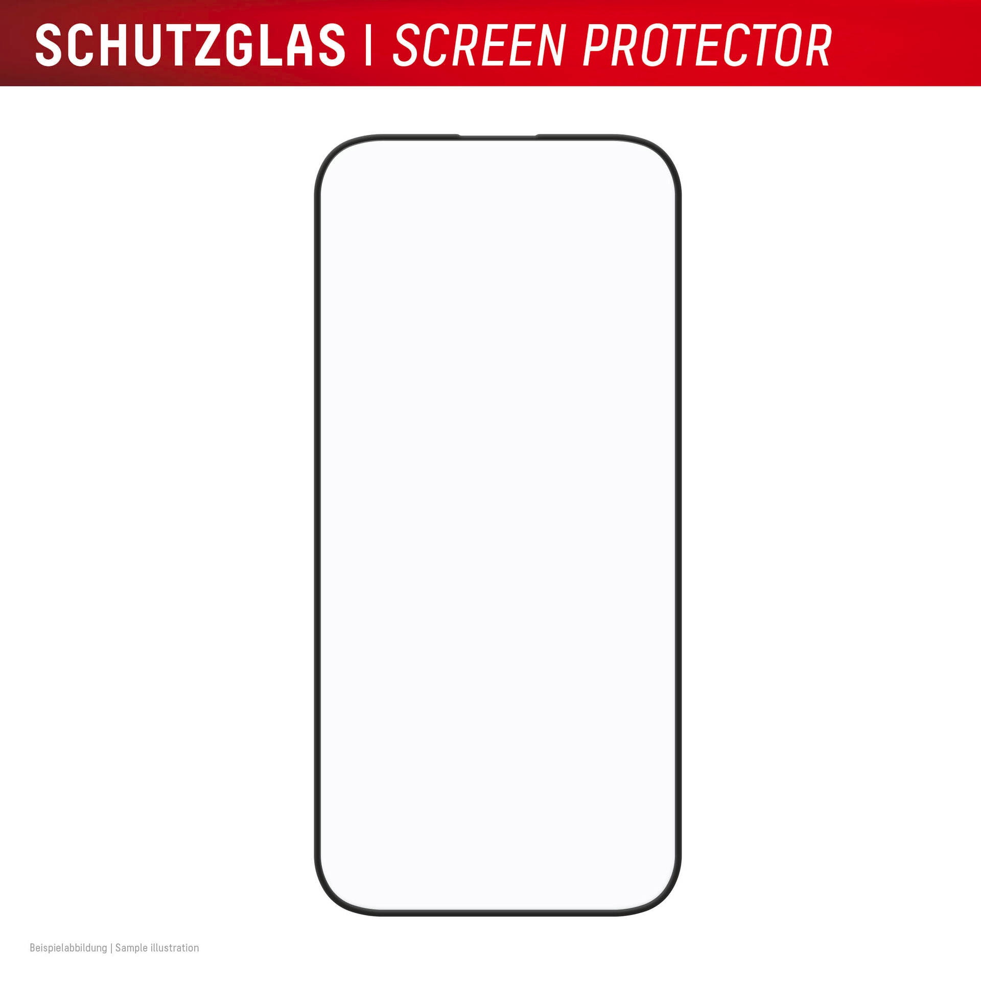 Displex Displayschutzglas »Premium Glass Full Cover«, für Apple iPhone 16, (1 St.), Displayschutzfolie, Schutzfolie, Bildschirmschutz, kratz- & stossfest
