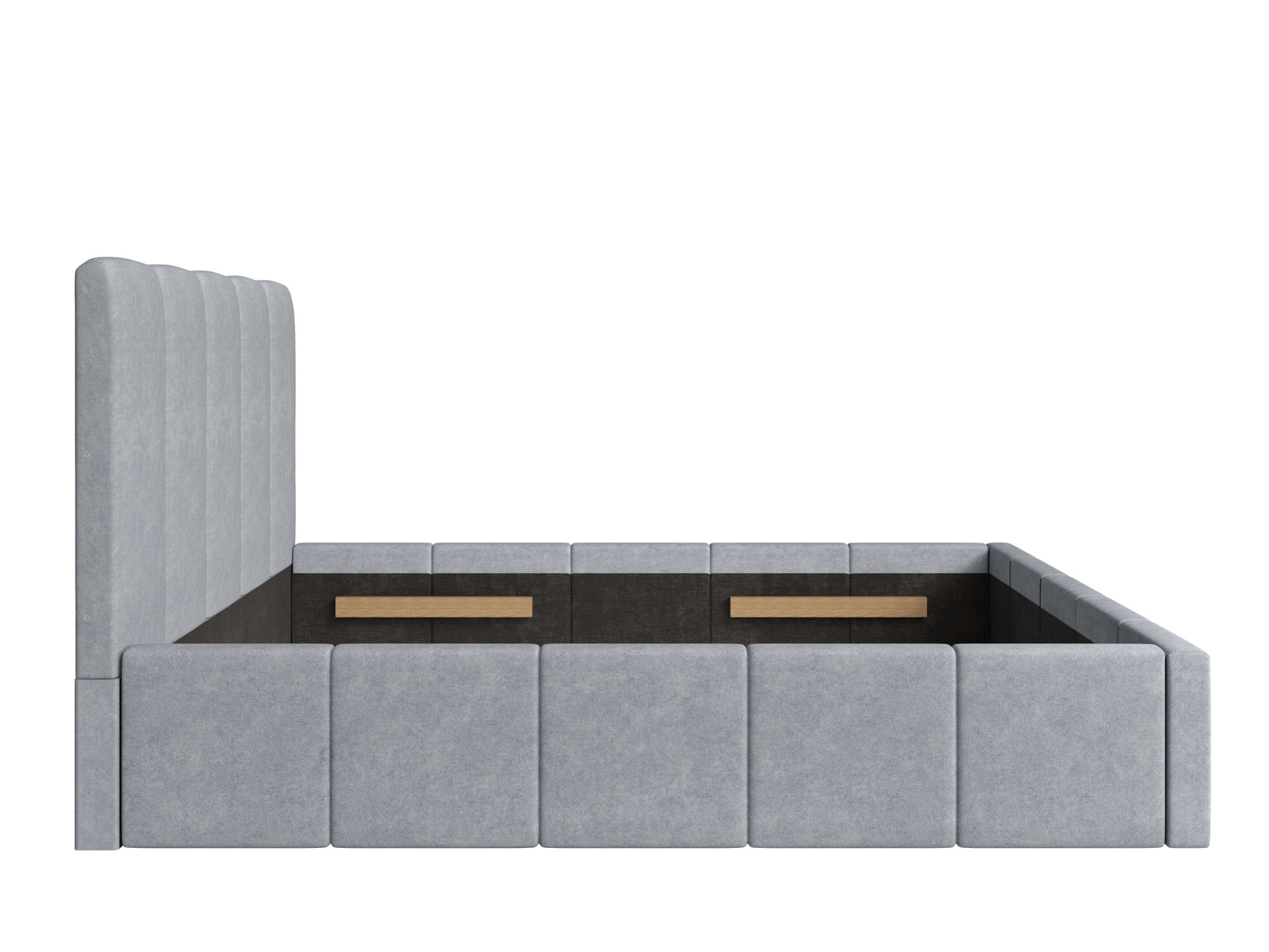 Home affaire Polsterbett »ANCIER wahlweise mit/ohne Bettkasten, Breite Liegefläche 160 cm« Stauraumbett, Doppelbet mit Kopfteil, ohne Matratze, 179/218/112 cm