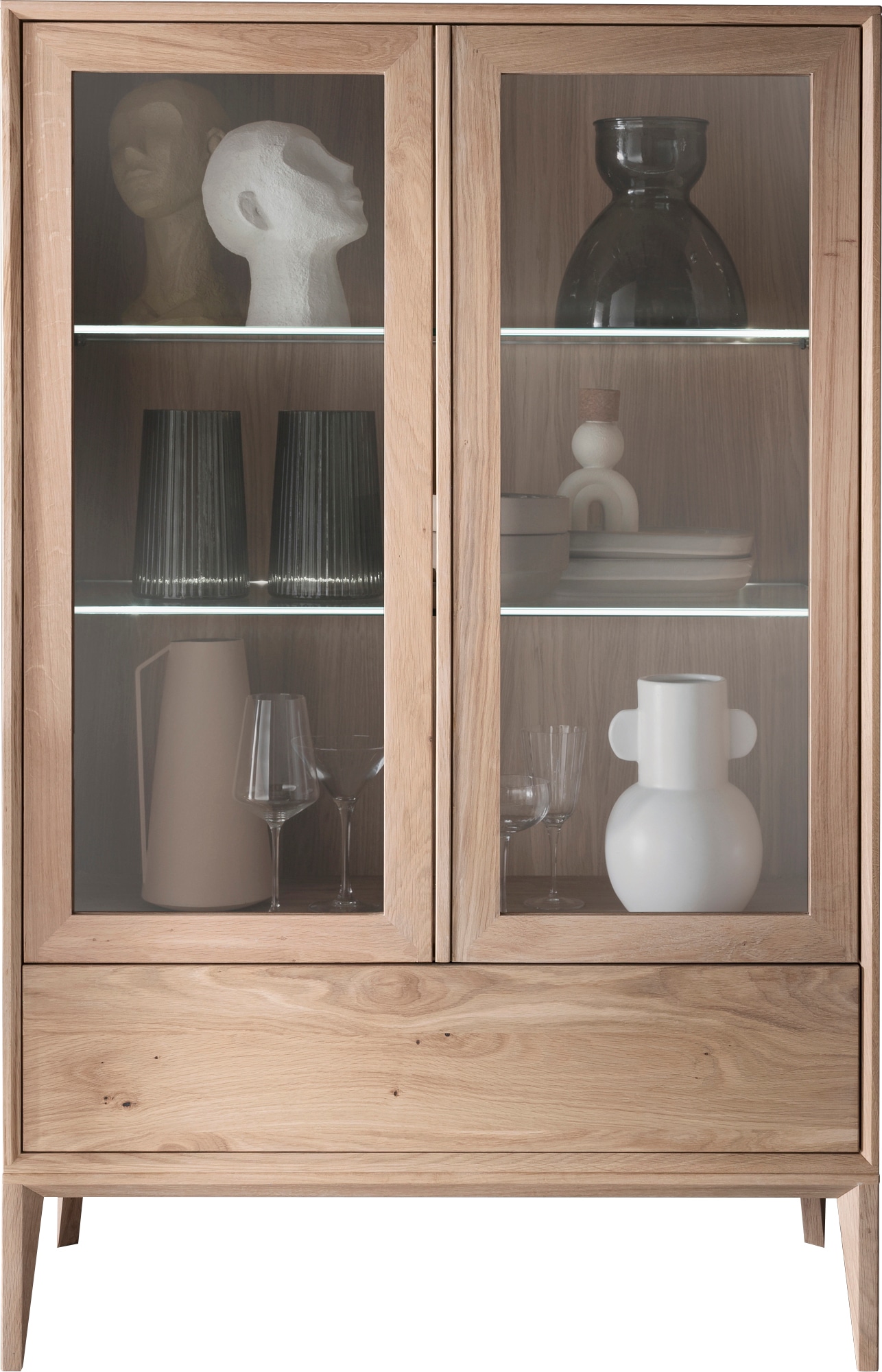Image of Home affaire Vitrine "Koda" inklusive Beleuchtung, verstellbare Glasböden