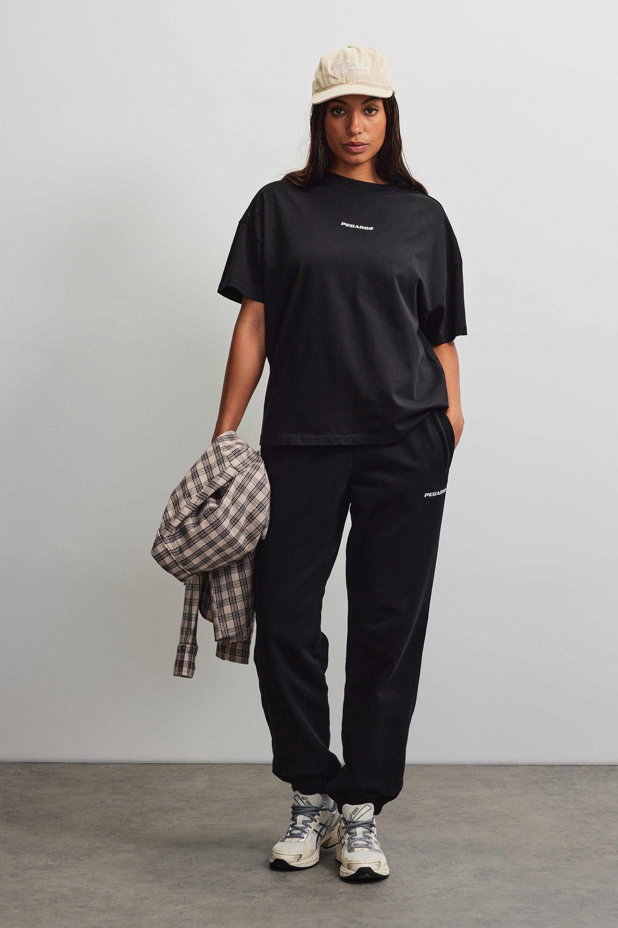 PEGADOR Pantalon sweat »Villa High Waisted Sweat Pants«  mélange coton, coupe régulière