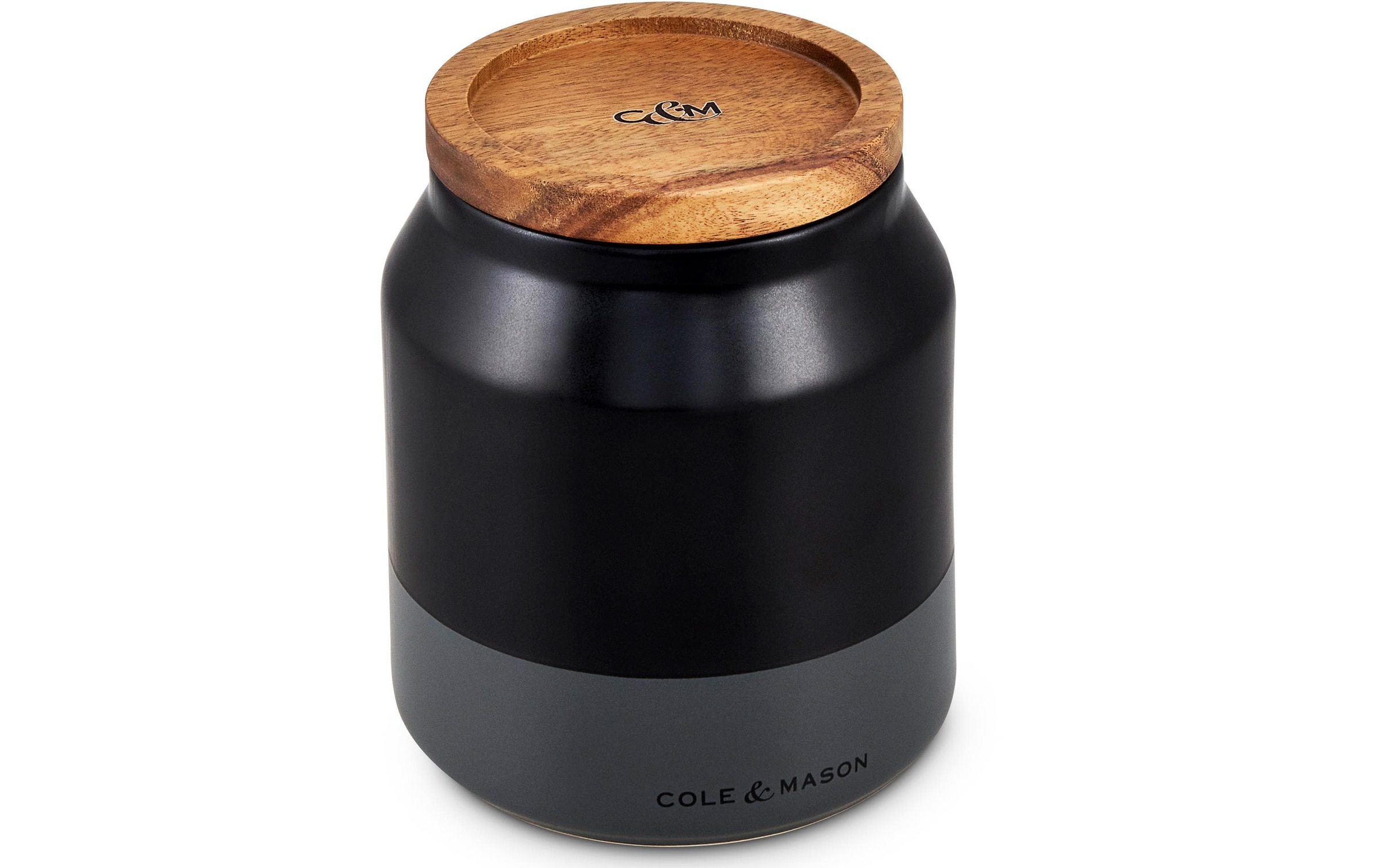 Cole & Mason Vorratsdose »Hinxton 86 l Schwarz«, (1 tlg.), Holzart: Akazie (China)