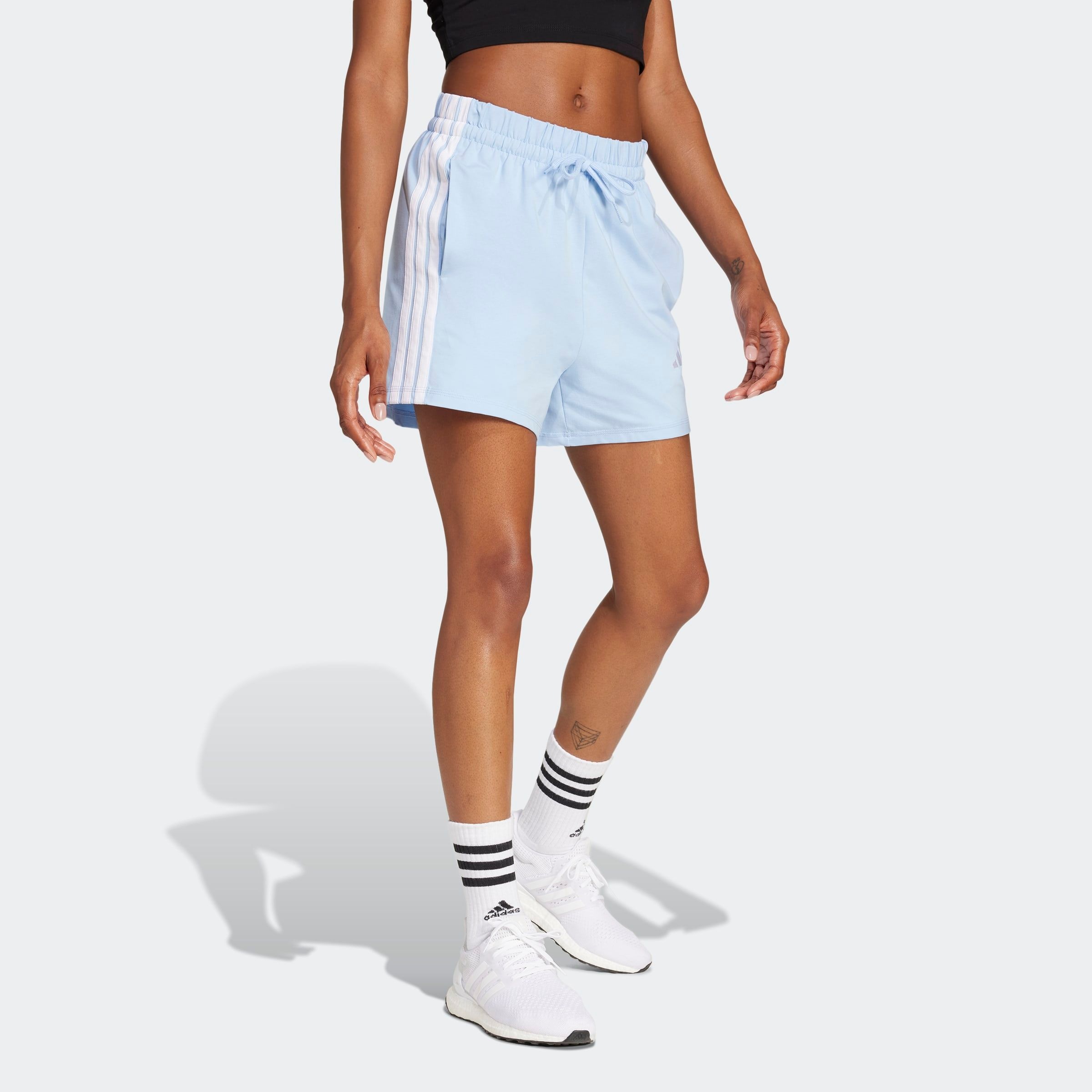 Image of adidas Sportswear Shorts "ESSENTIALS 3-STREIFEN COTTON"