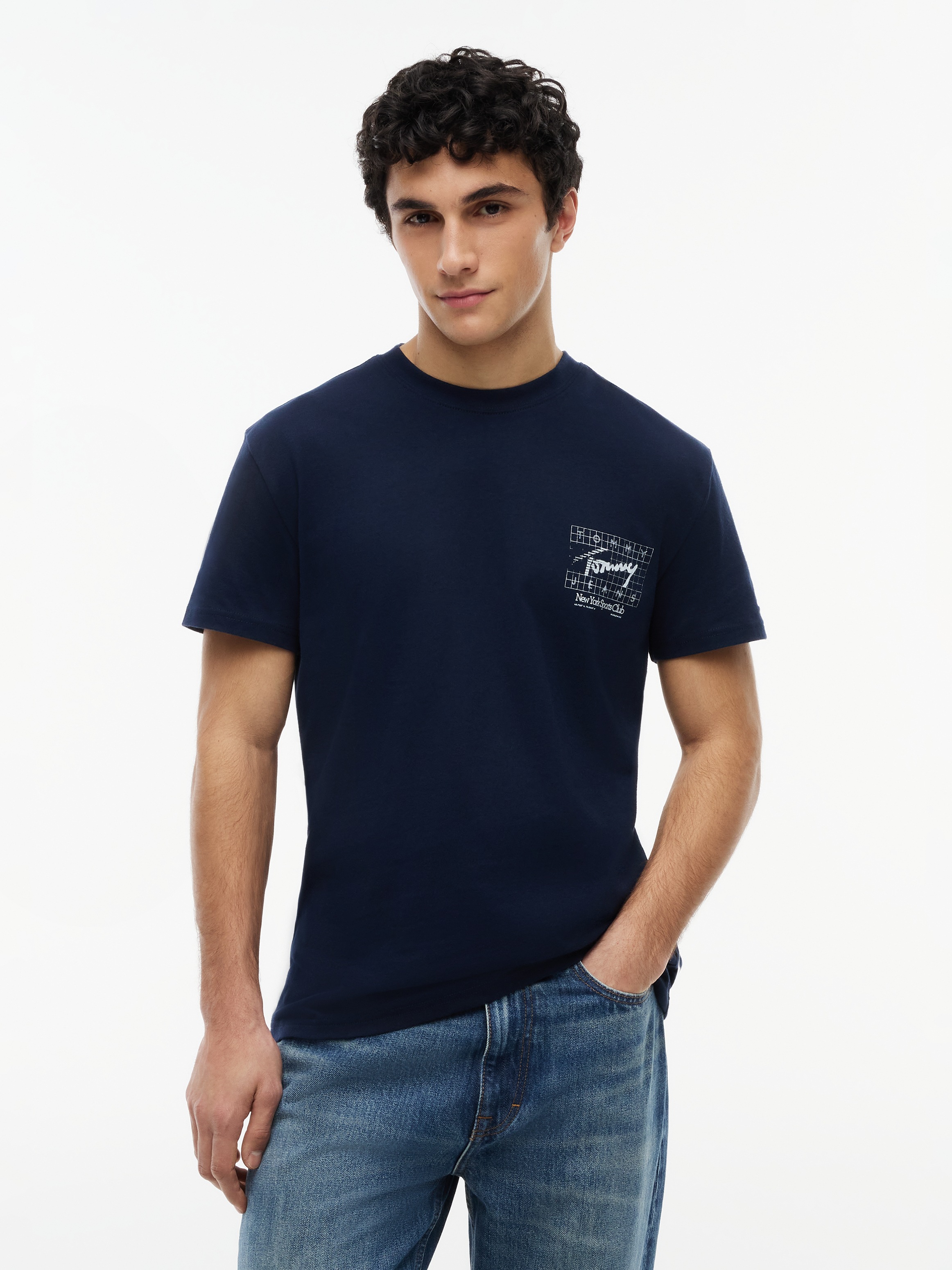Image of Tommy Jeans T-Shirt "TJM REGULAR SIGNATURE FLAG"