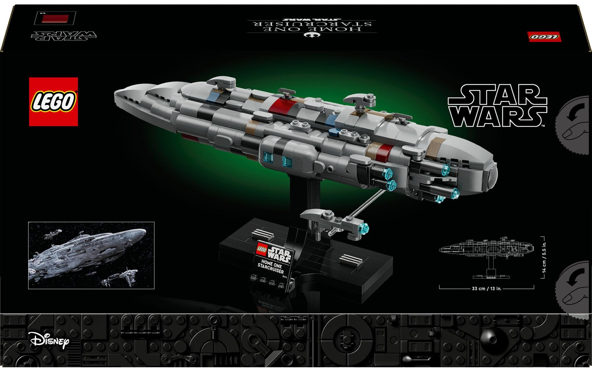 LEGO® Spielbausteine »Star Wars Home One Starcruiser 75405«, (559 St.)