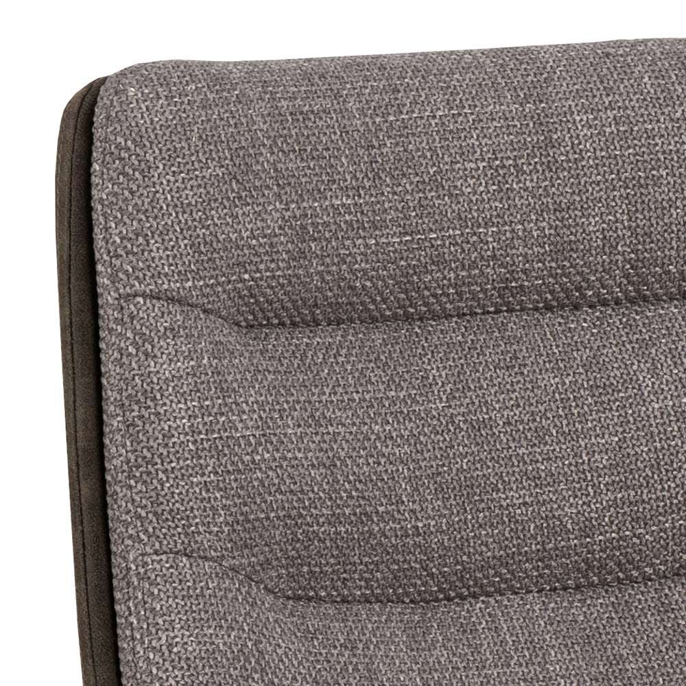 ACTONA GROUP Barhocker »Adisa Barstuhl, Küchenstuhl,« Stoff, schwarzer Trompetenfuss, Gasfeder, drehbar, 2er-Set