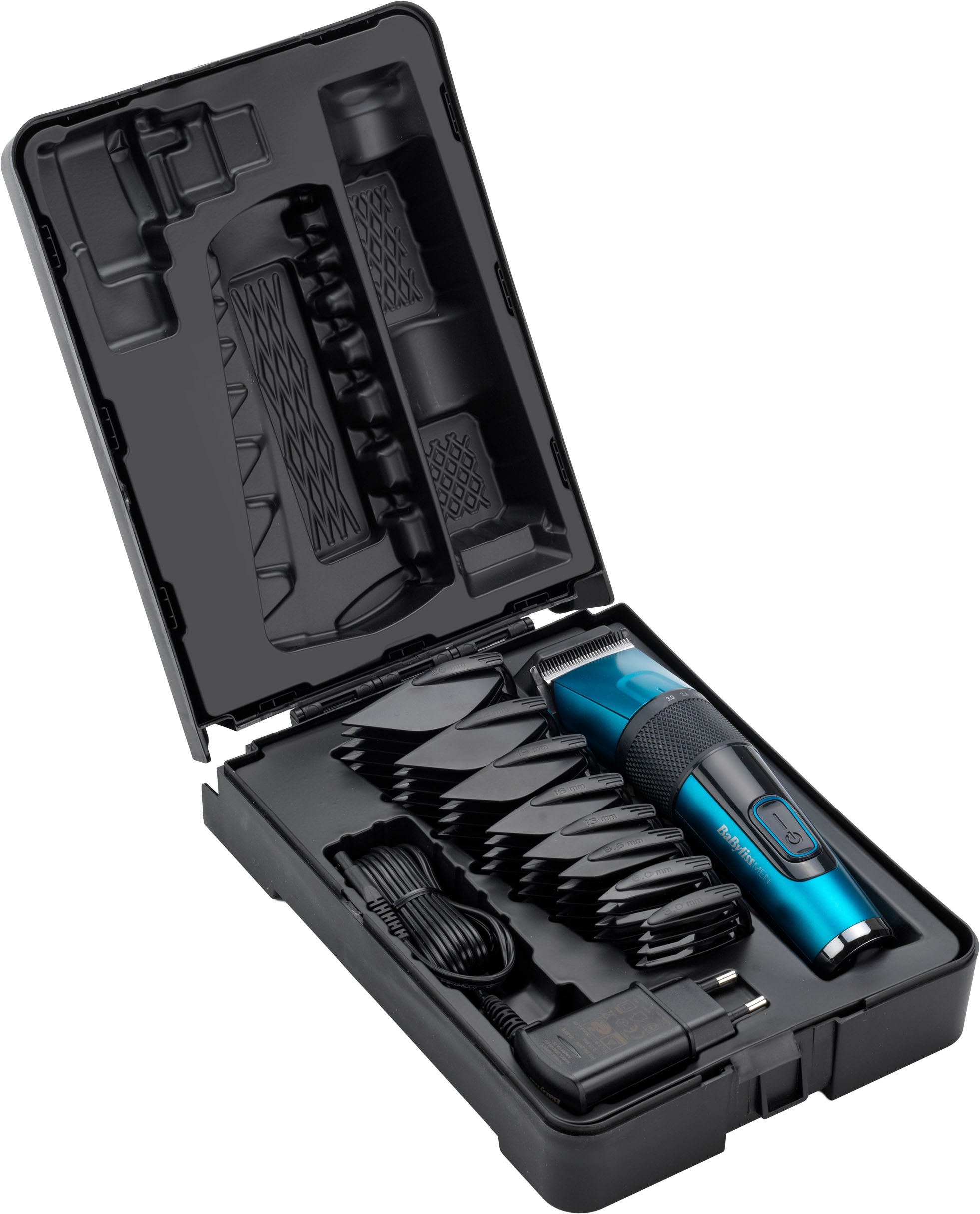 BaByliss Tondeuse à cheveux »Japanese Steel Haarschneider, E990E« 8 Aufsätze Präzisionsklingen aus japanischem Edelstahl, 45 Schnittlängen