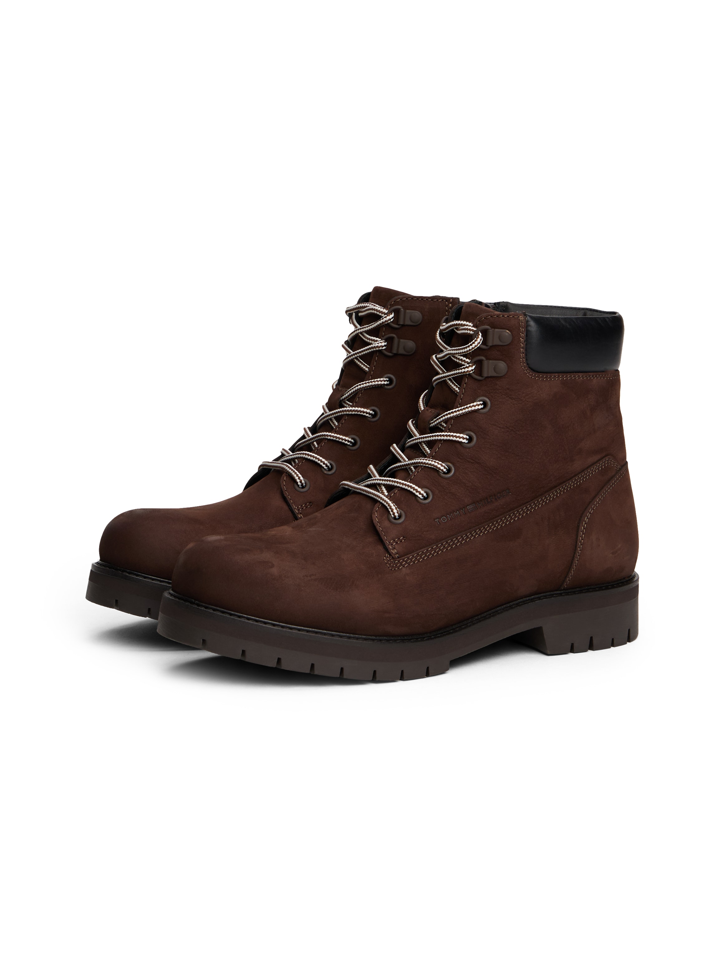 Image of Tommy Hilfiger Schnürboots "FLEX TH OUTDOOR W NBK BOOT", Blockabsatz, Outdoorschuh mit Ösen, im Bersteigerlook