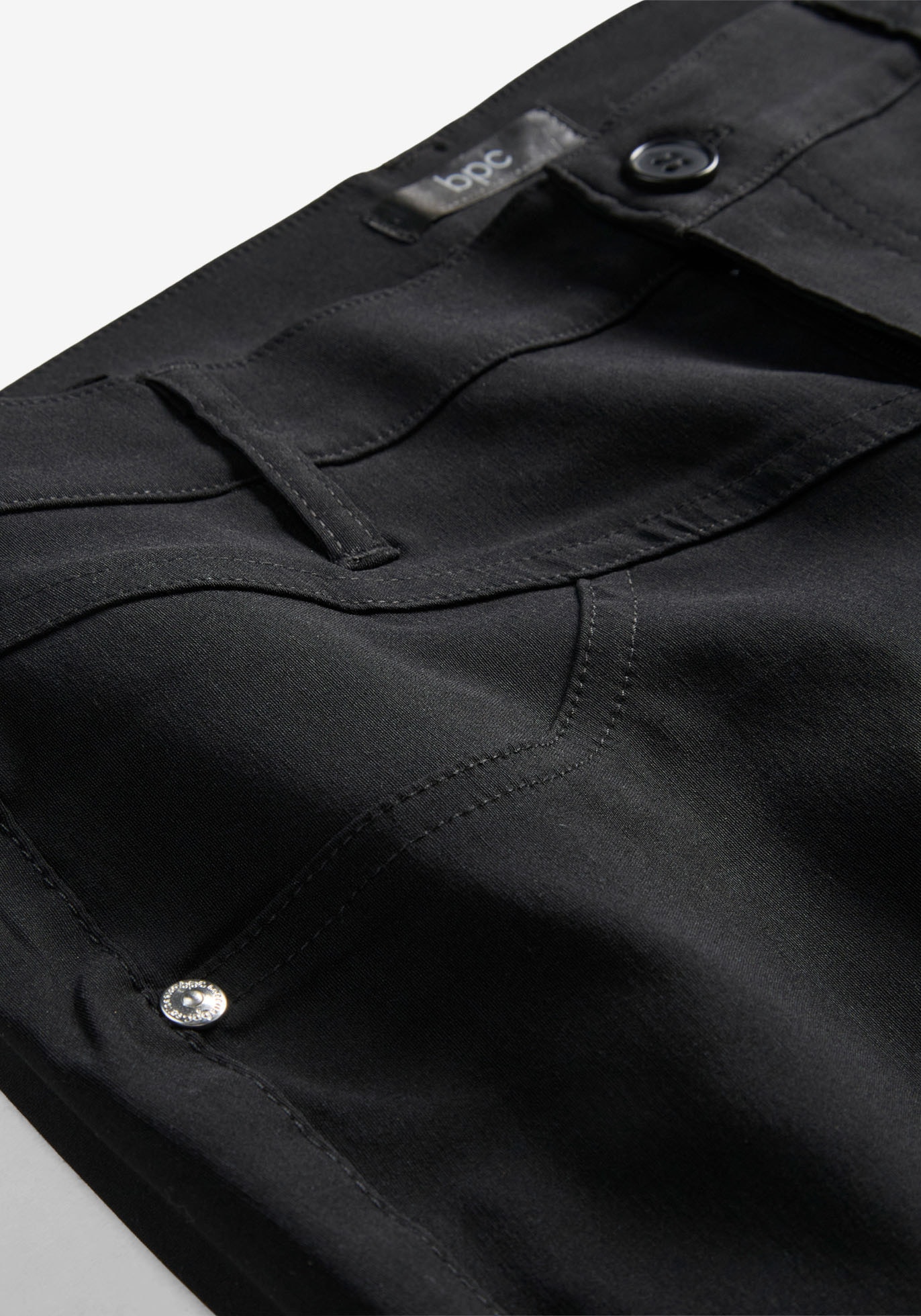 bonprix Stretch-Hose  aus Viskose, mit Bootcut-Design, Regular Fit, mit Gürtelschlaufen